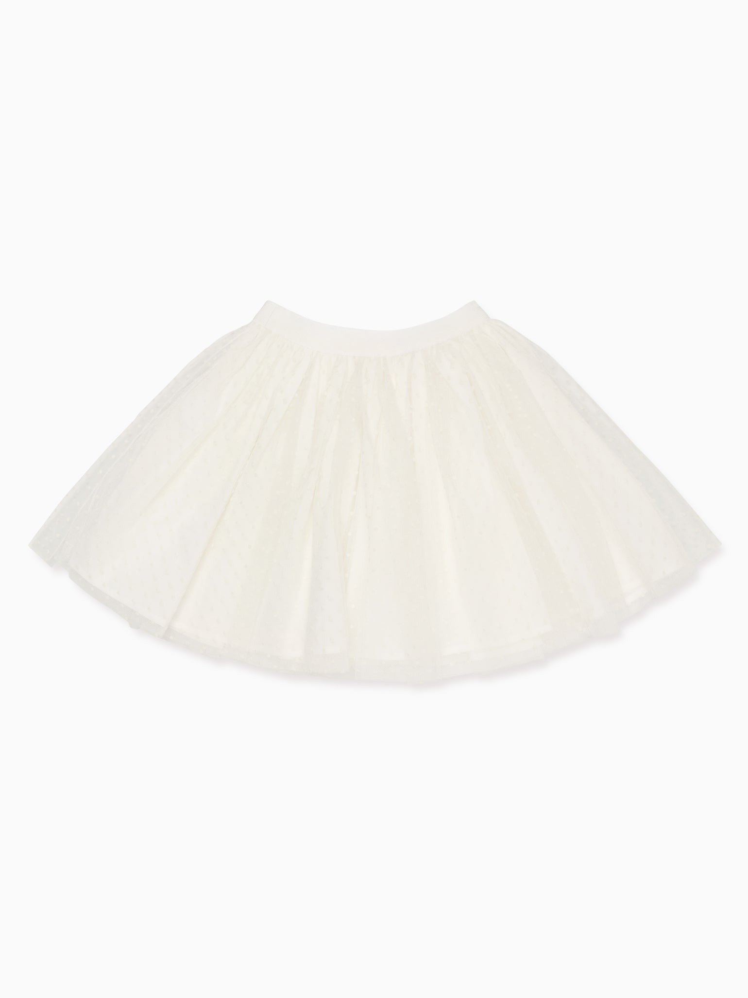 Ivory Tulipan Ceremony Girl Tulle Skirt