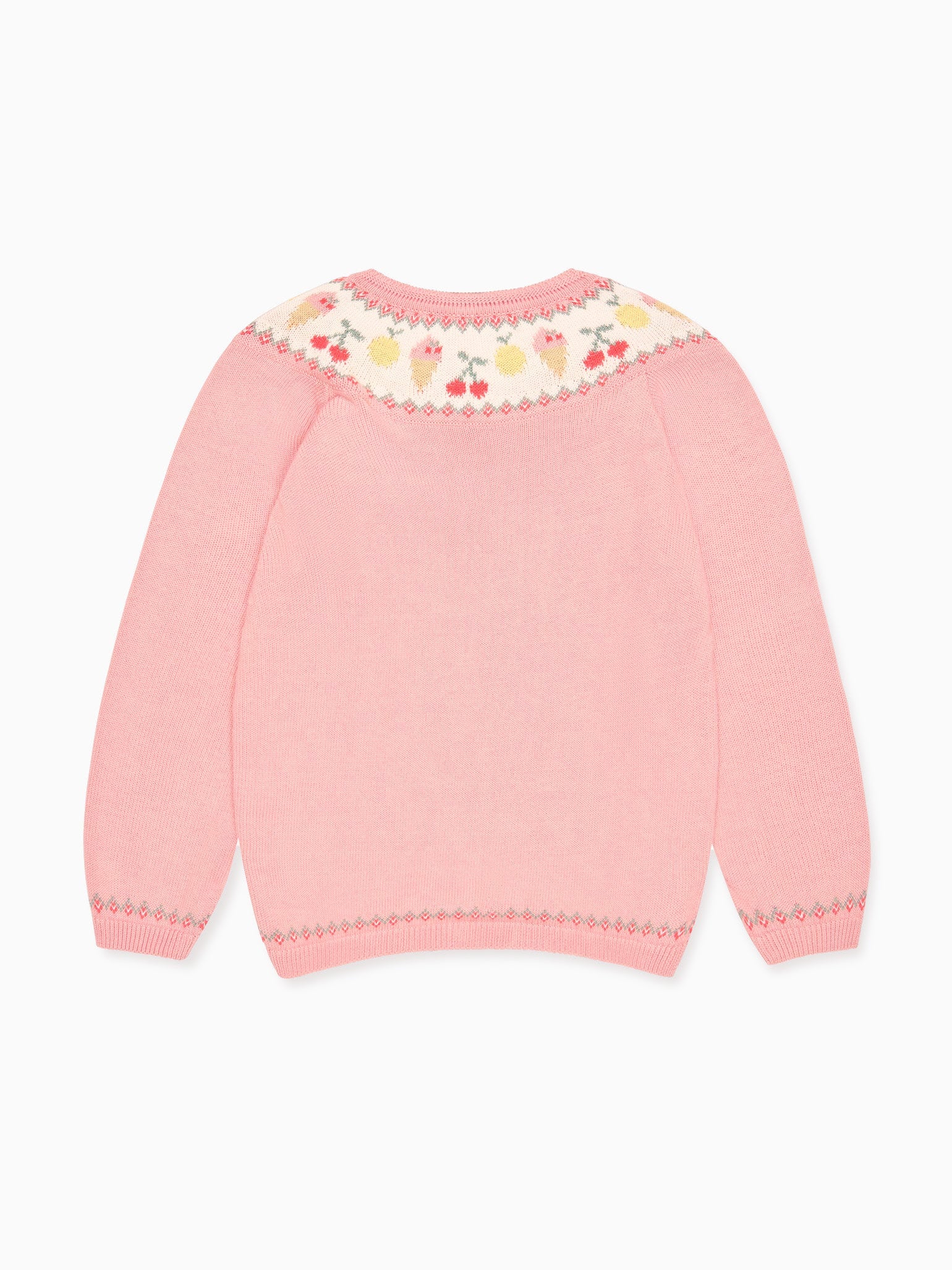 Dusty Pink Helado Cotton Girl Cardigan