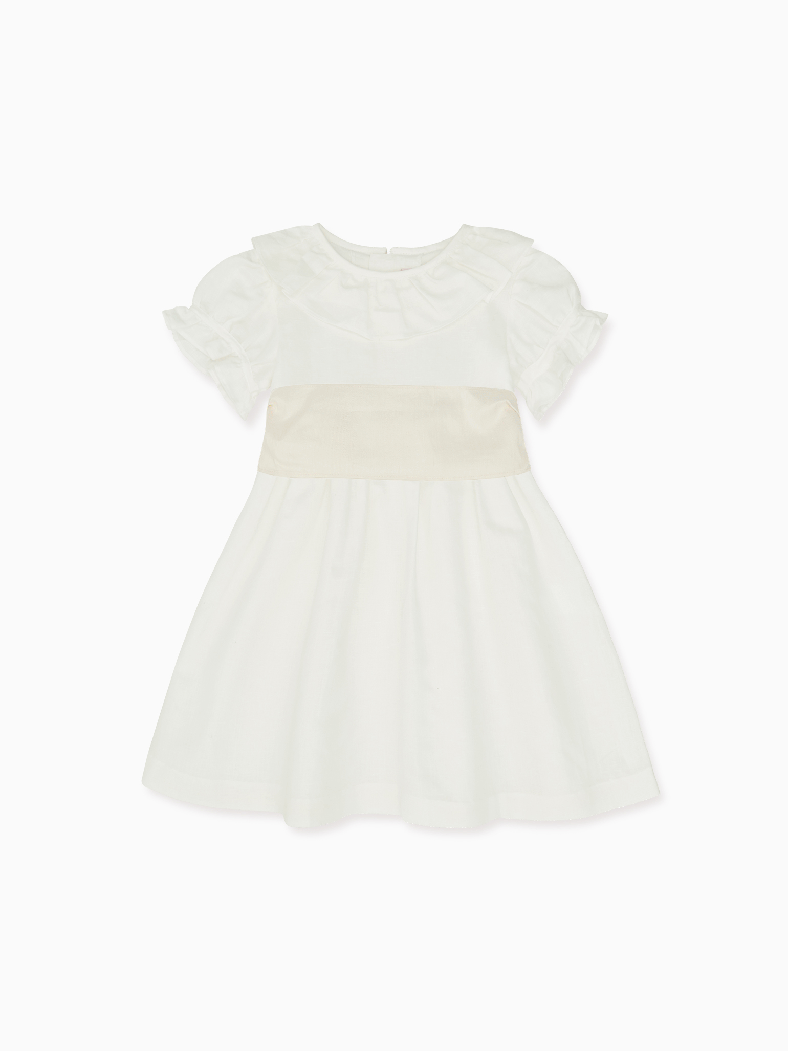 White Vega Ceremony Girl Dress La Coqueta Kids