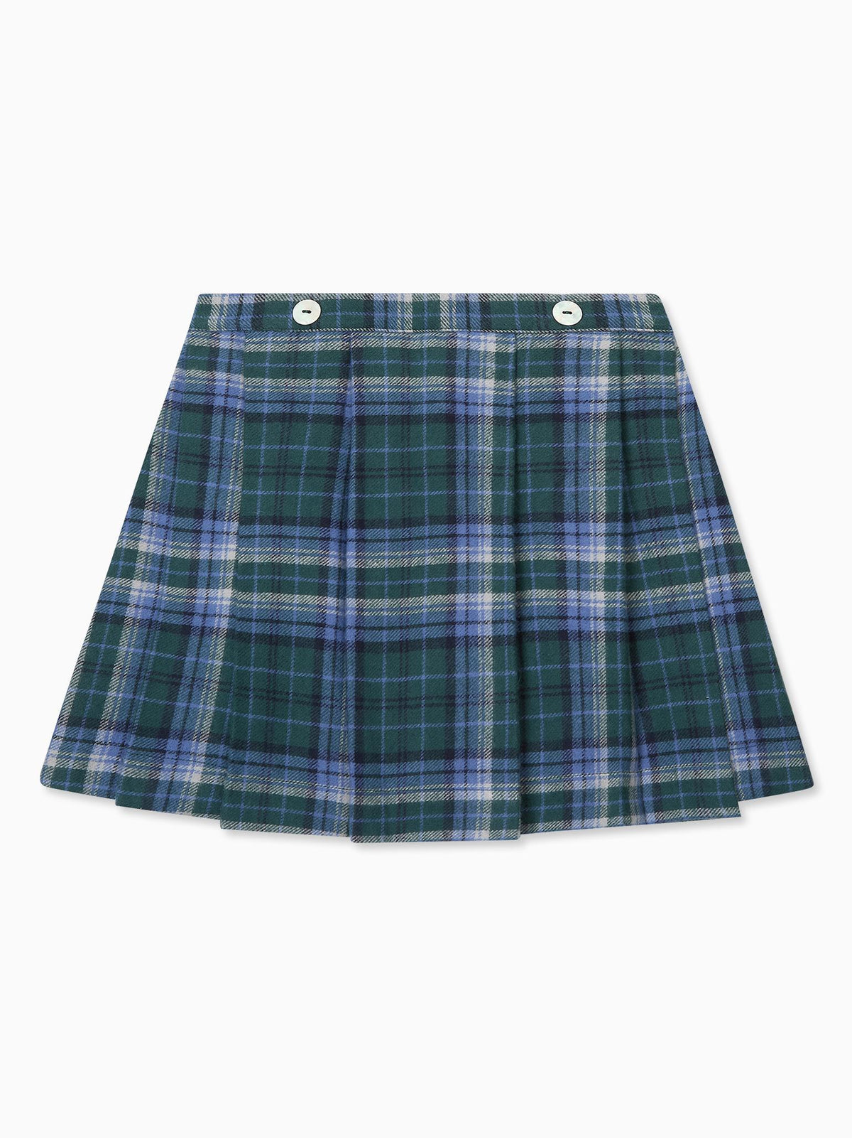 Green Check Zola Girl Kilt Skirt