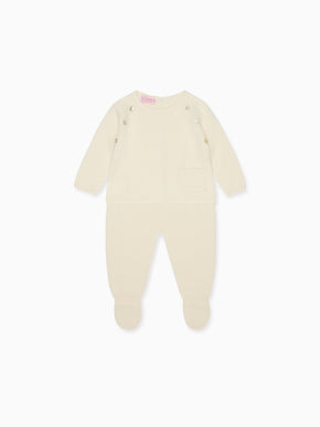 Ivory Zoraida Cashmere Baby Set