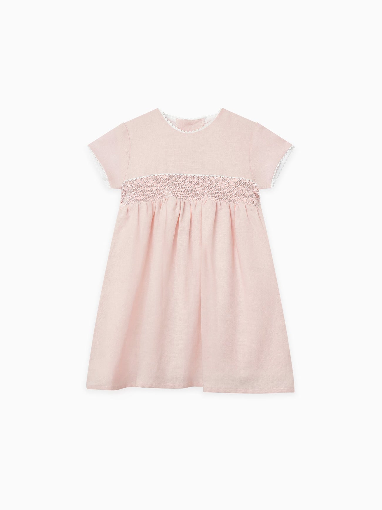 Pink Ava Girl Smock Dress