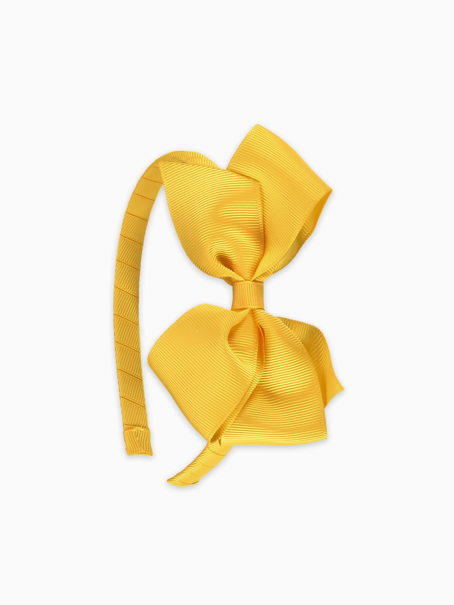 Mustard Big Bow Girl Hairband
