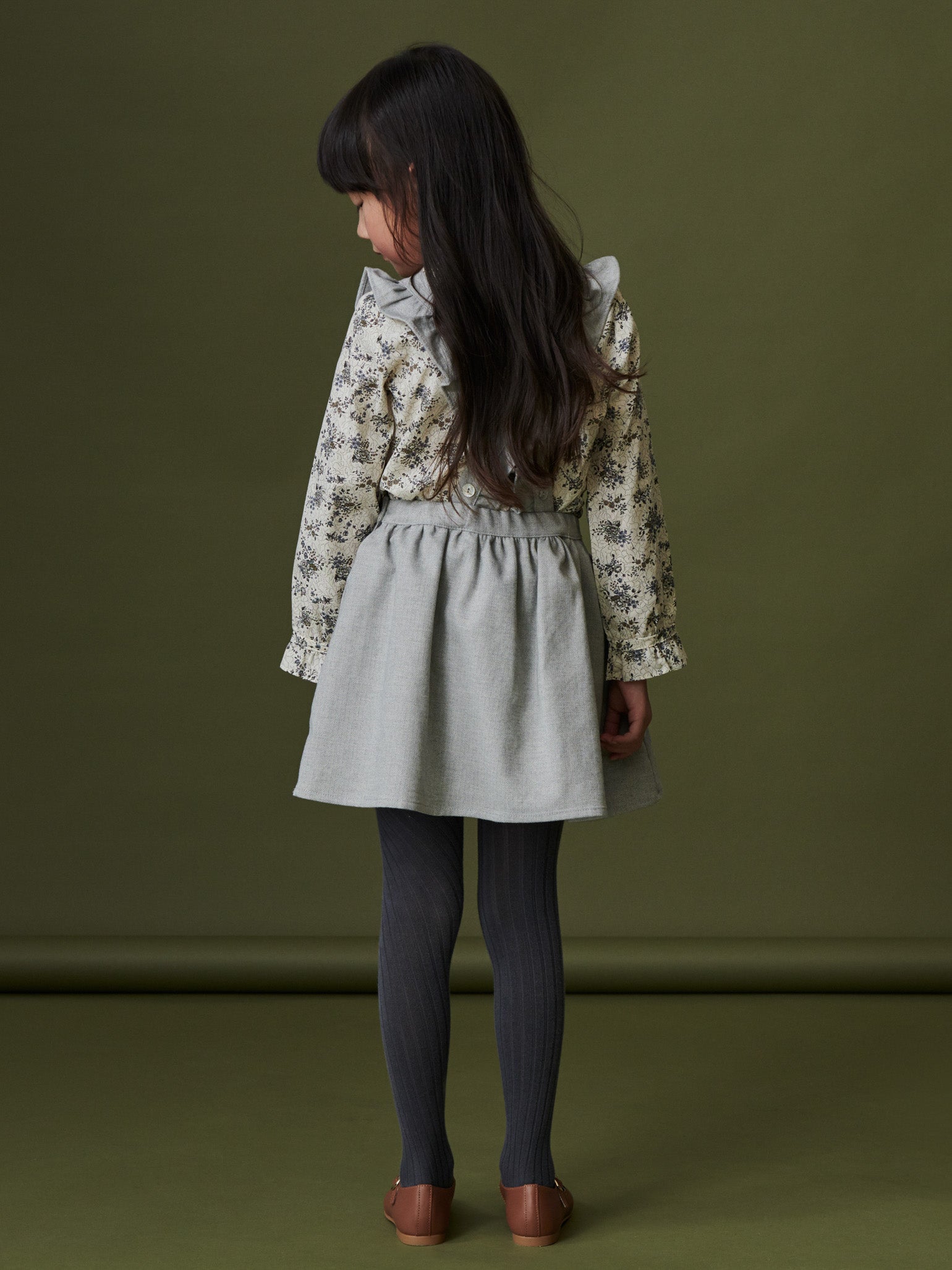 Grey Cora Girl Skirt
