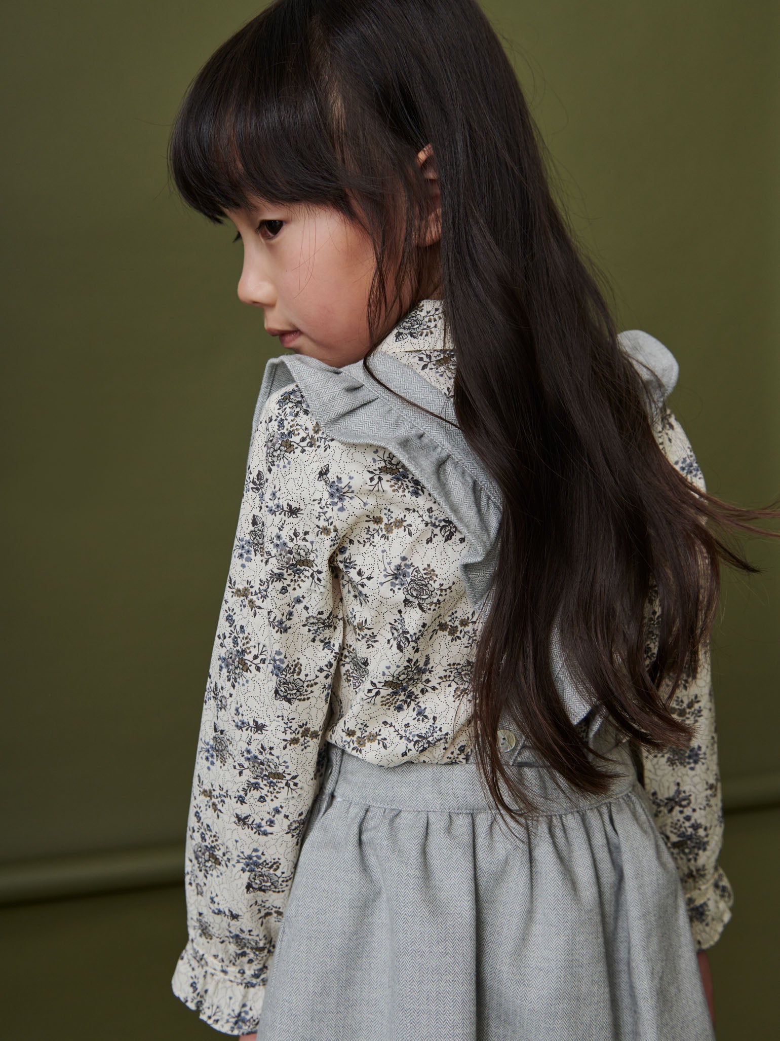 Grey Cora Girl Skirt