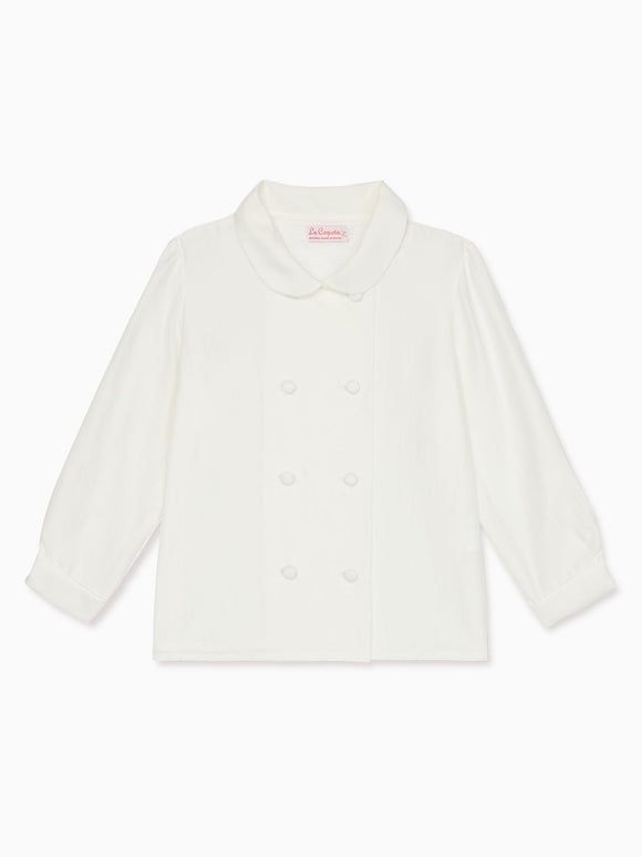 Ivory Sanpa Ceremony Long Sleeve Boy Shirt