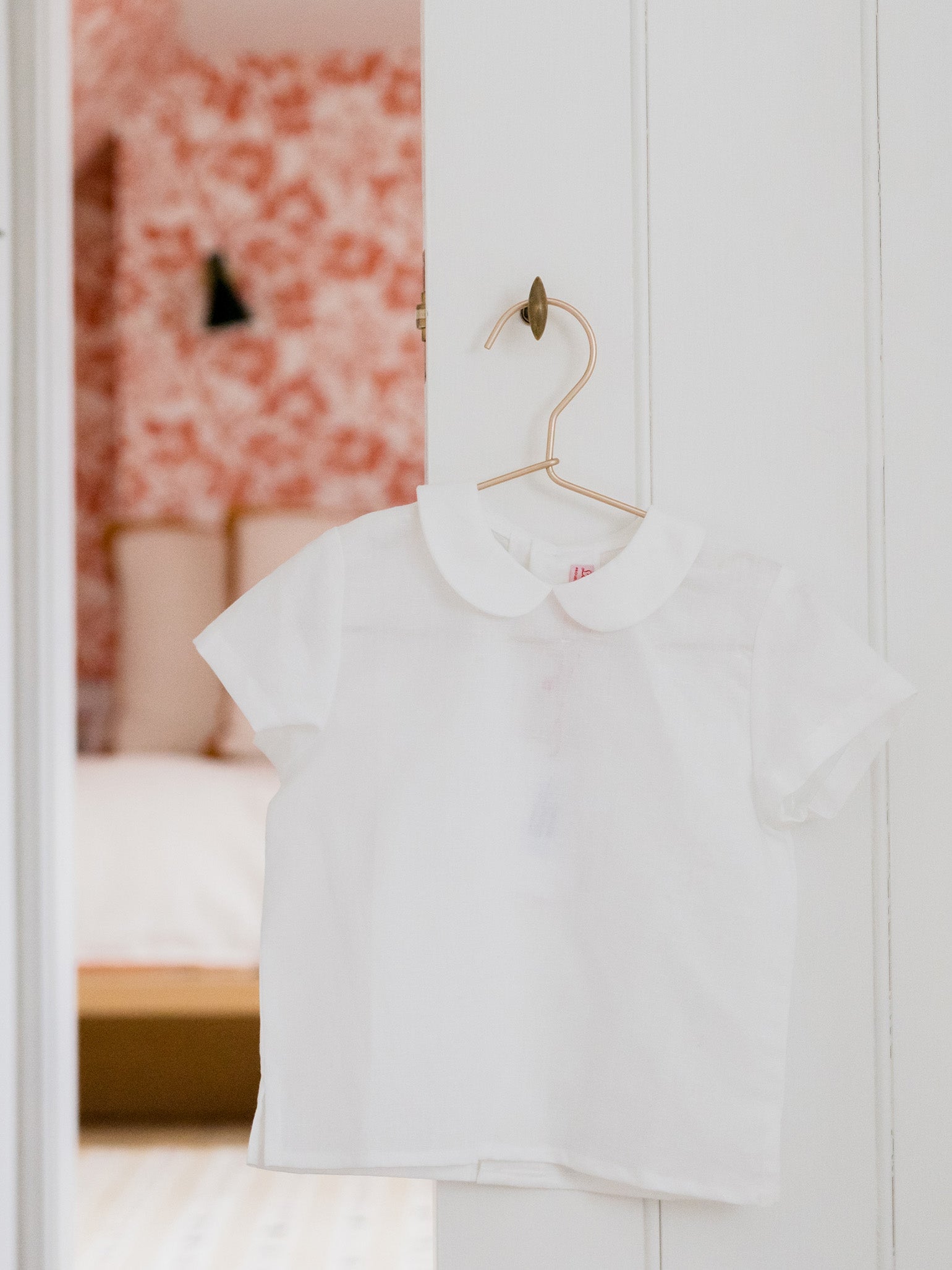 White Jazmin Baby Shirt