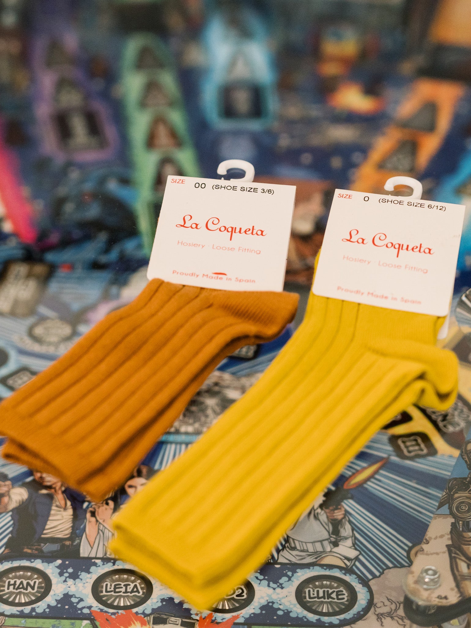 Terracotta Ribbed Knee High Kids Socks