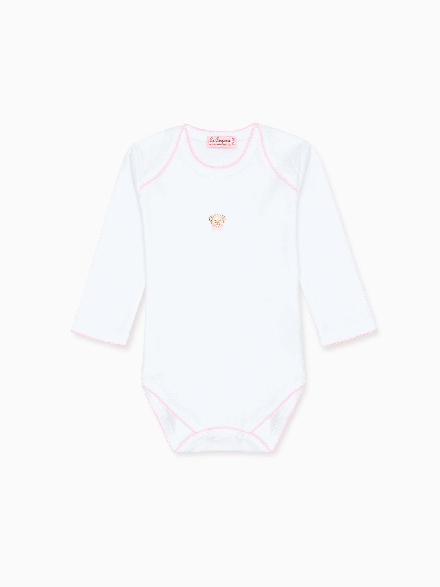White Osa Teddy Bear Jersey Body Vest