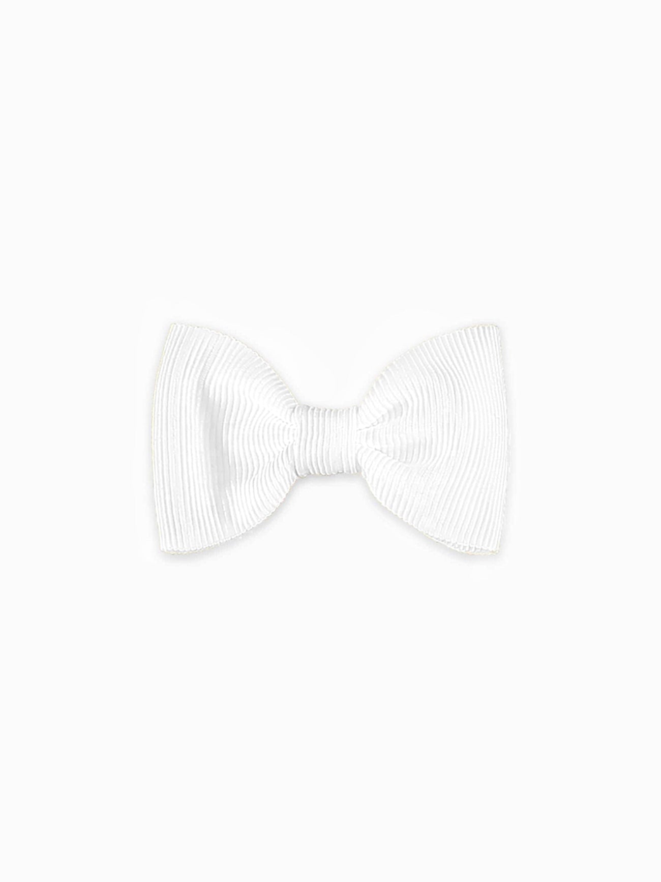 White Small Bow Girl Clip