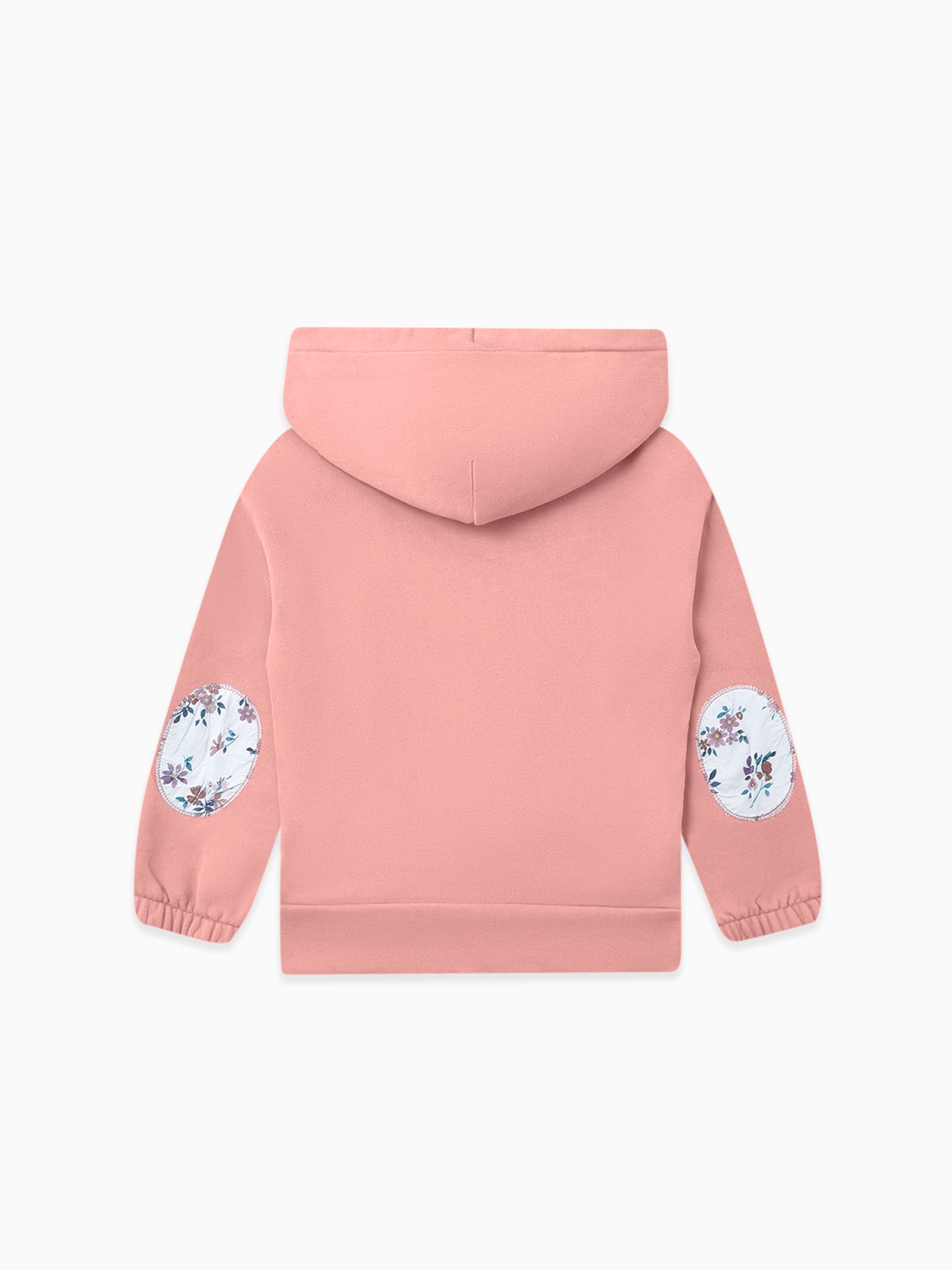 Dusty Pink Serena Hooded Long Sleeve Girl Sweatshirt