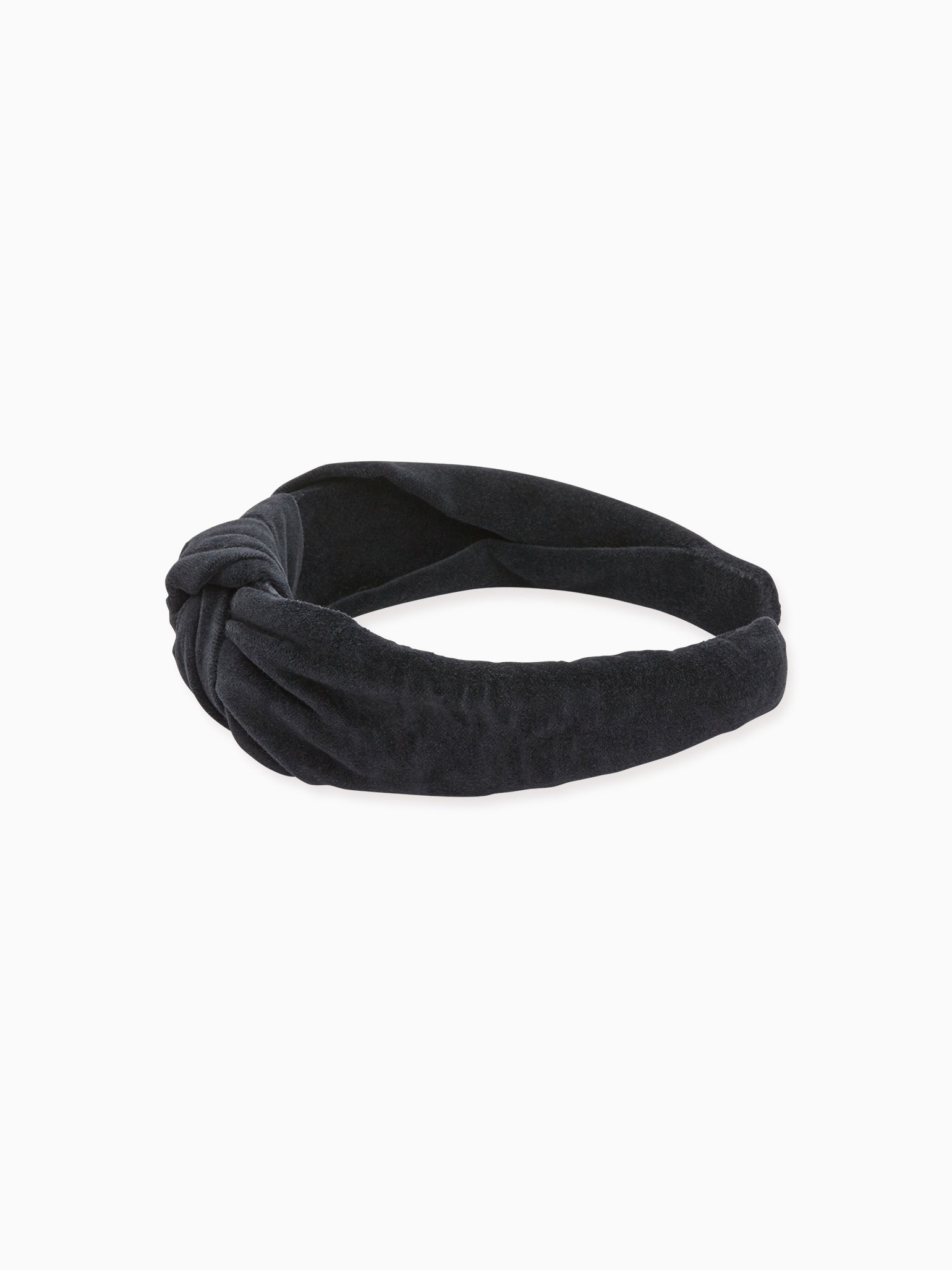 Black Velvet Top Knot Girl Headband