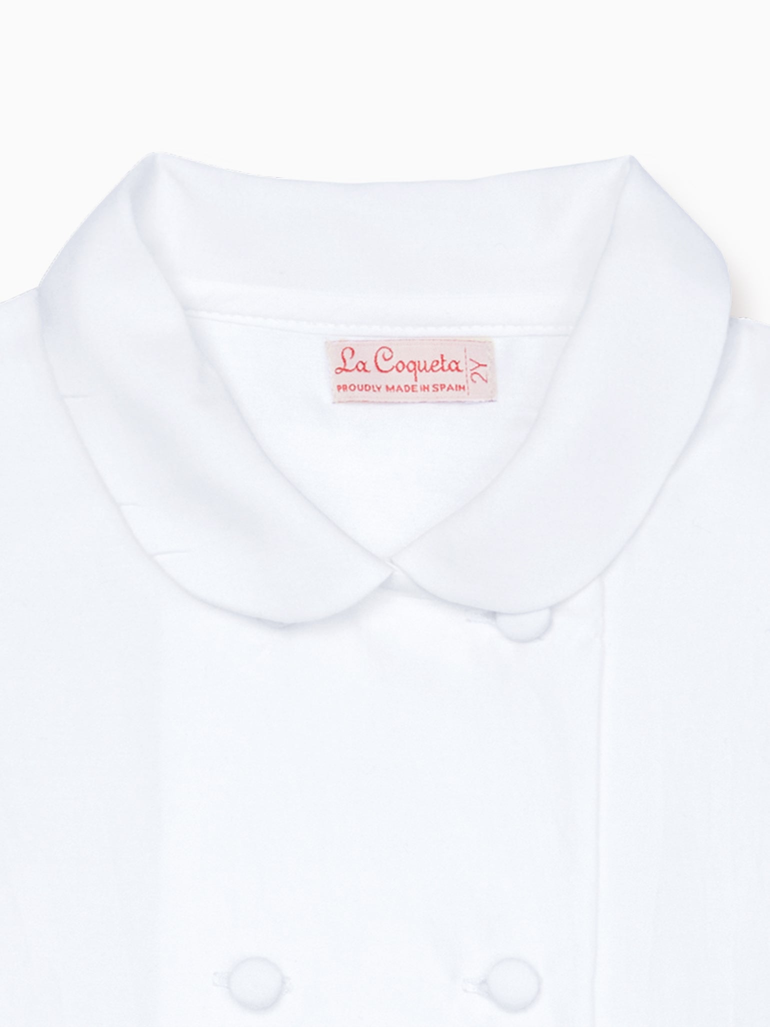 White Barba Ceremony Long Sleeve Boy Shirt