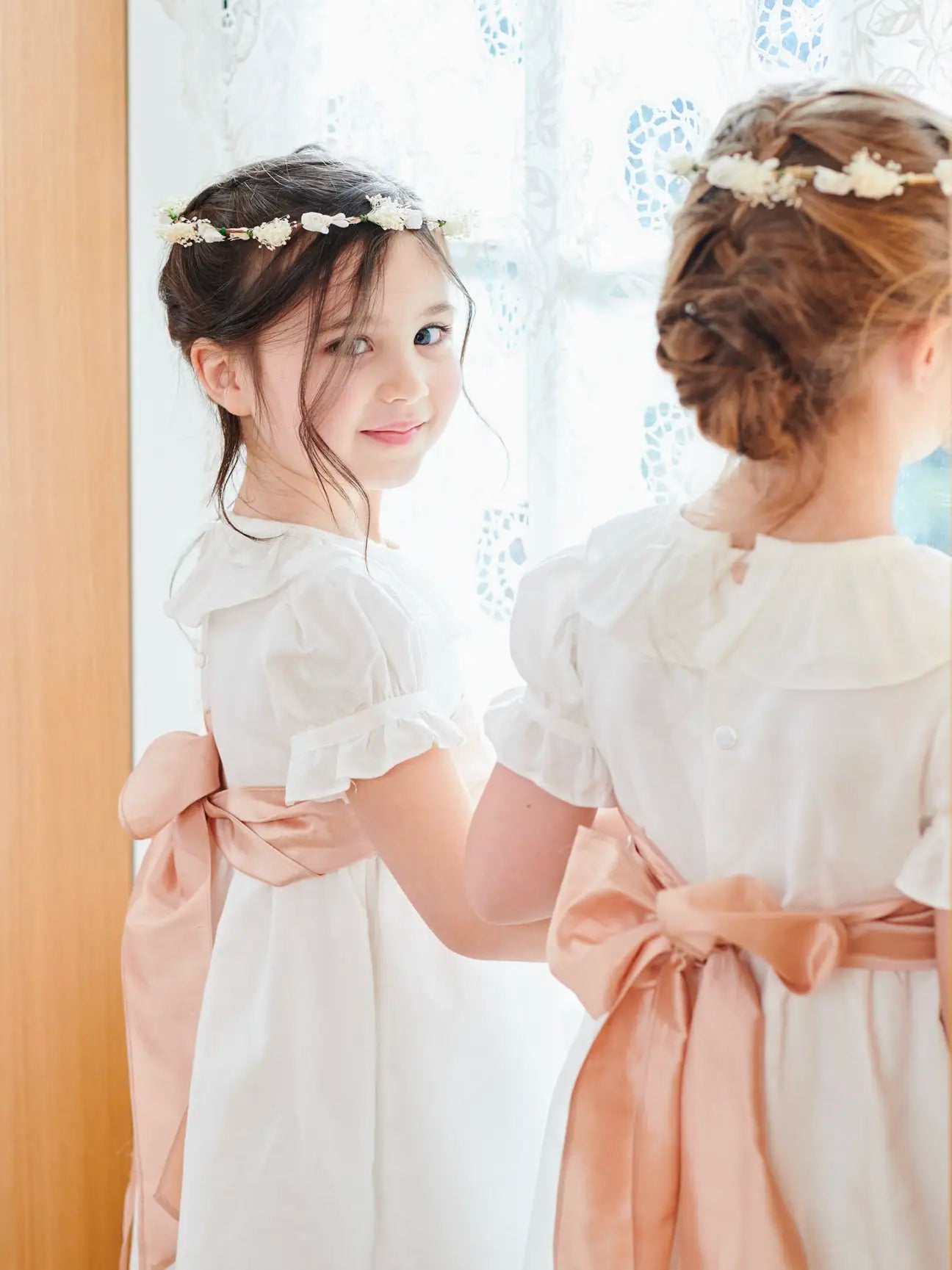 White Vega Ceremony Girl Dress