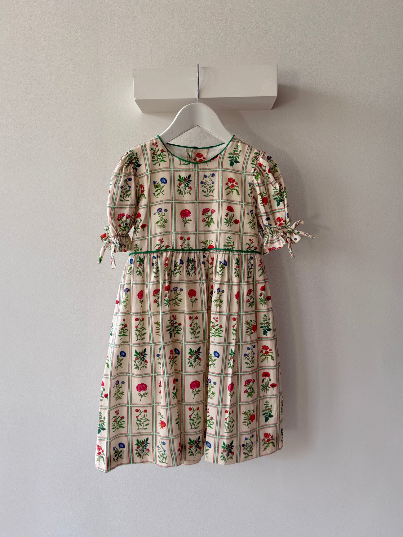 Ivory Botanical Olivia Girl Dress