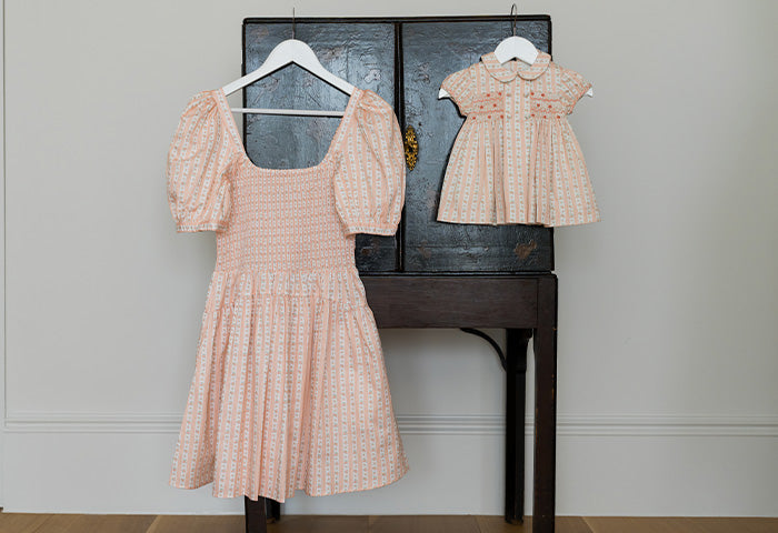 Hill House Home X La Coqueta Lilac Trellis Ellie Nap Dress | La