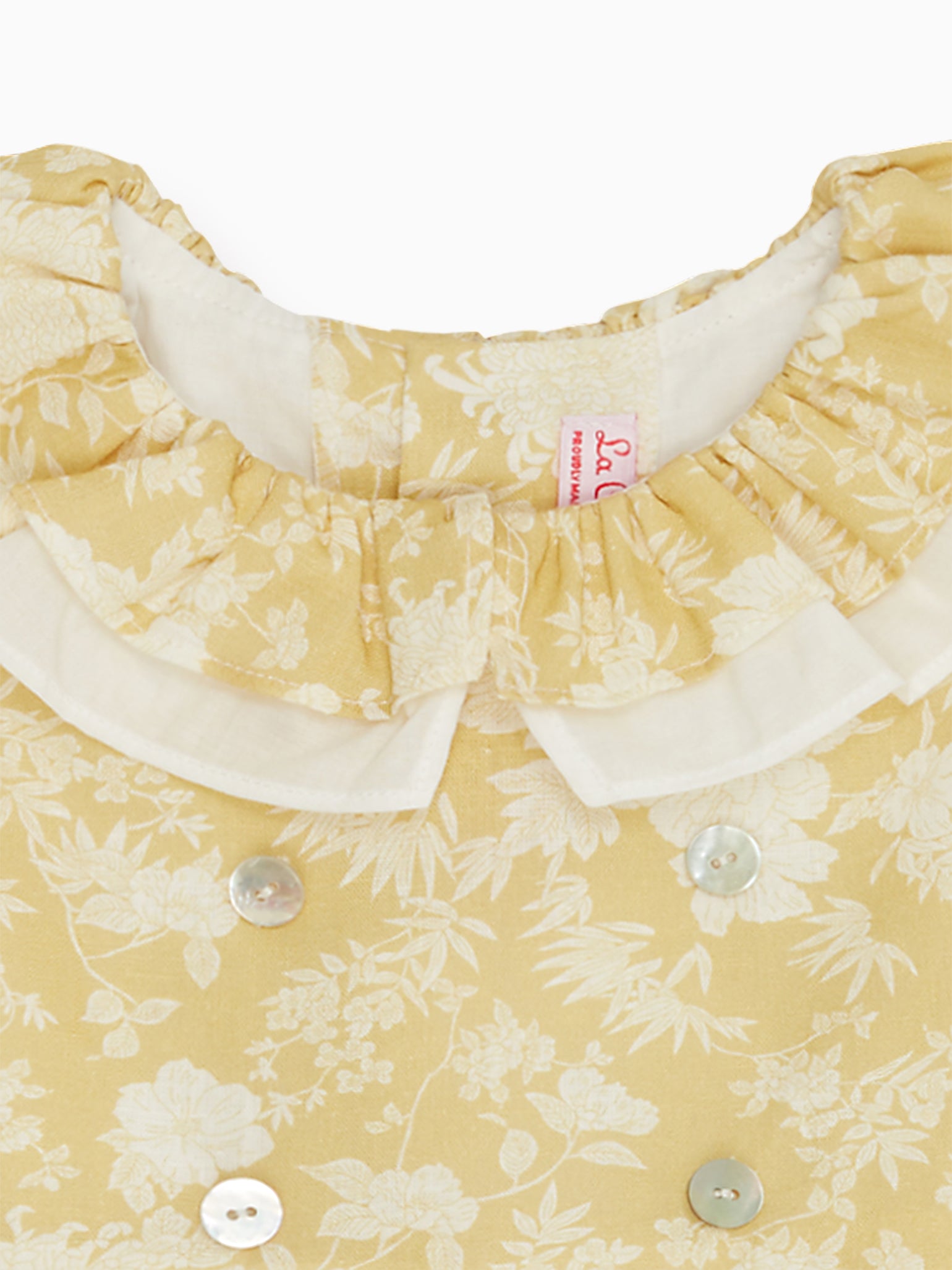 Yellow Floral Abigail Girl Fit And Flare Dress