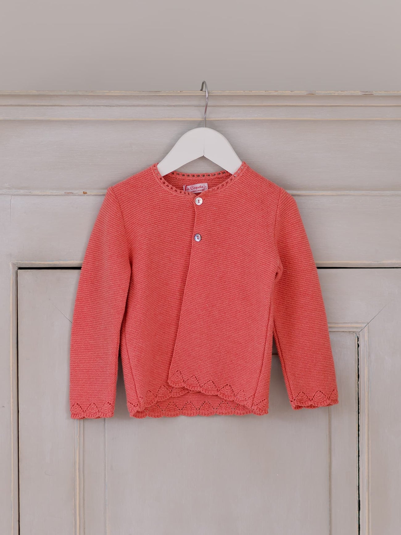 Coral Adriana Girl Cotton Cardigan