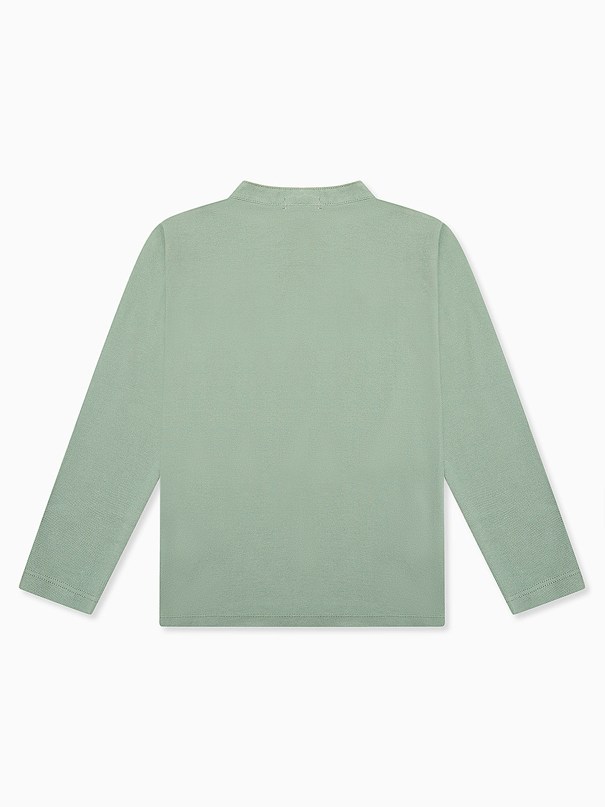 Sage Alcomo Long Sleeve Boy Polo Shirt