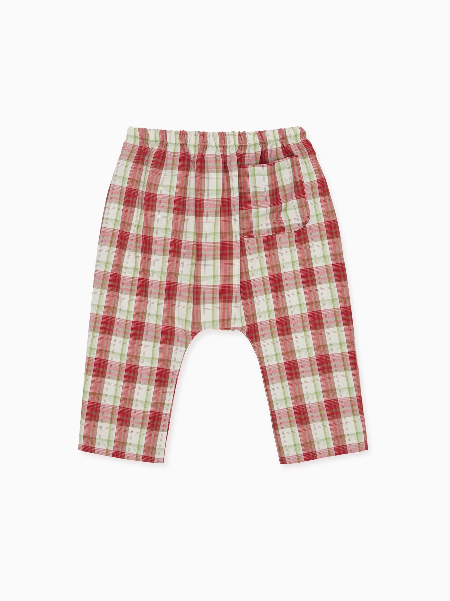 Red Check Alex Baby Trousers