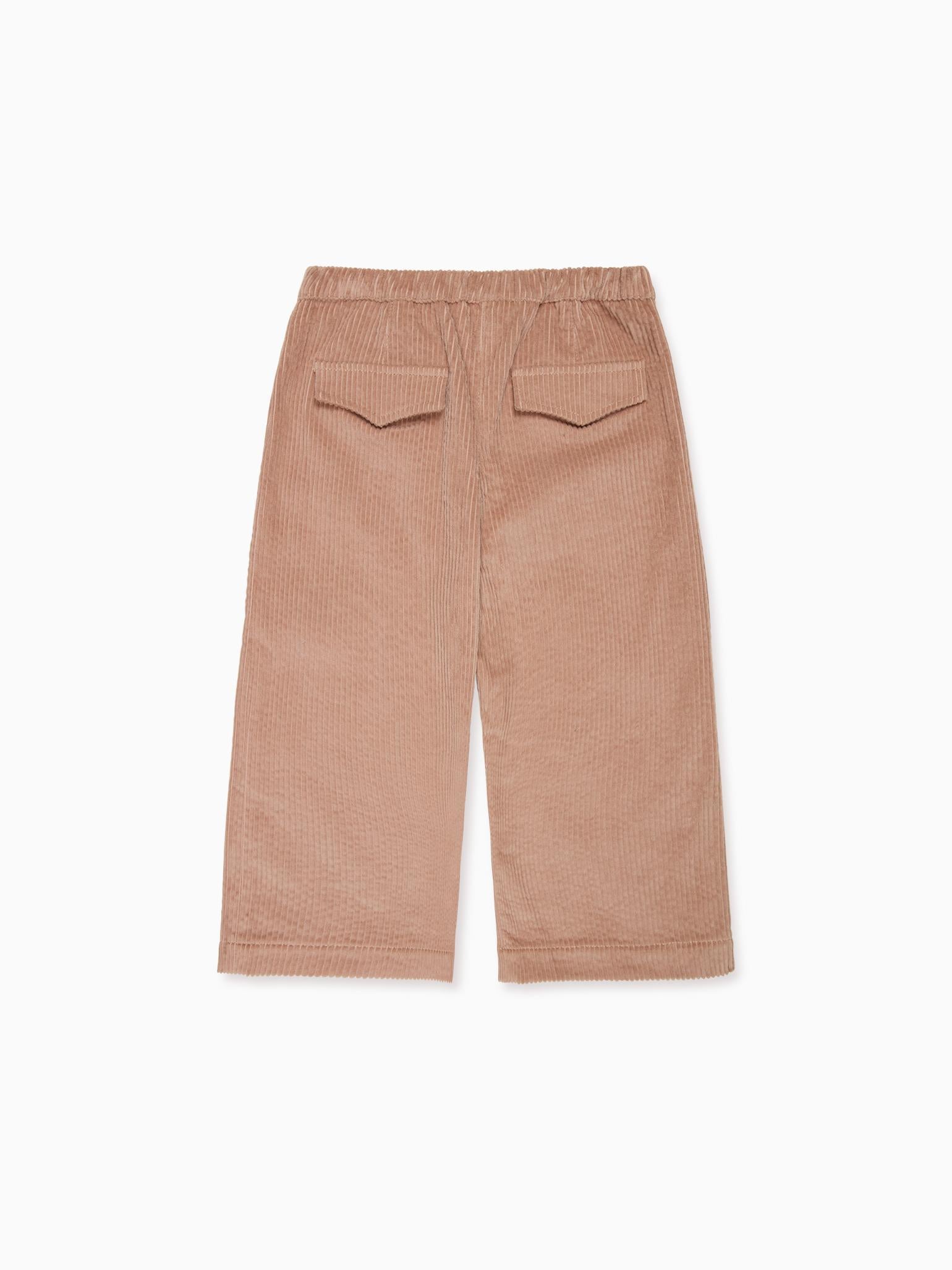 Dusty Pink Alma Corduroy Girl Trousers