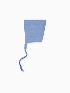 Blue Alma Cotton Baby Knitted Bonnet