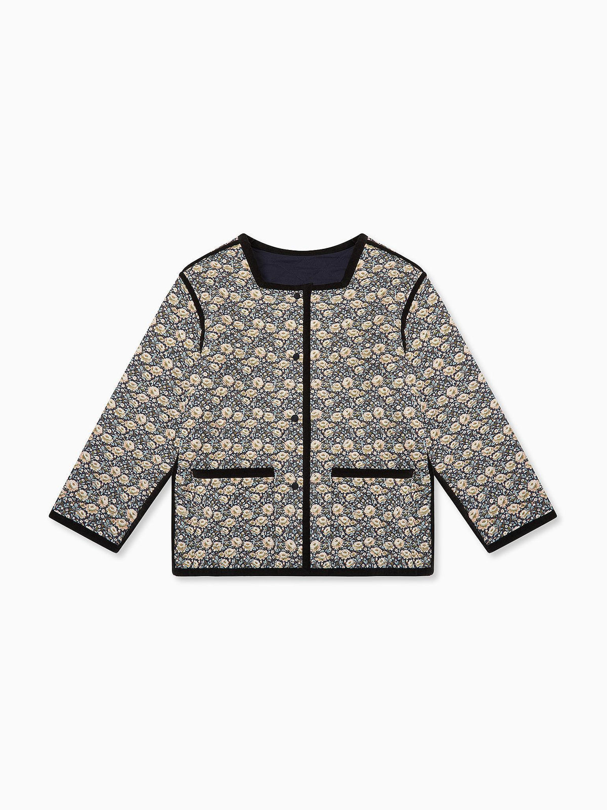 Navy Floral Anais Women Jacket
