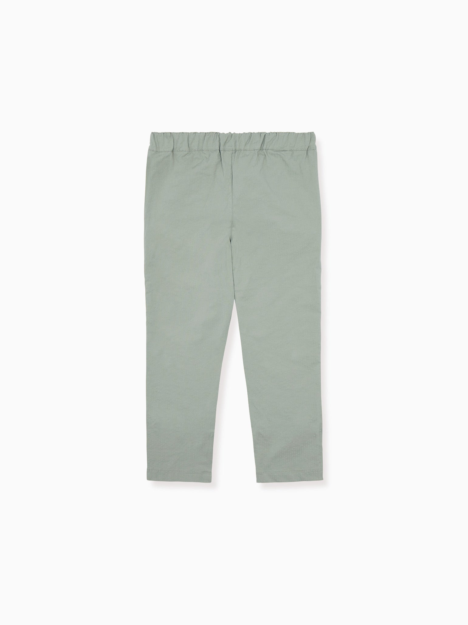 Sage Green Andreas Boy Cotton Trousers
