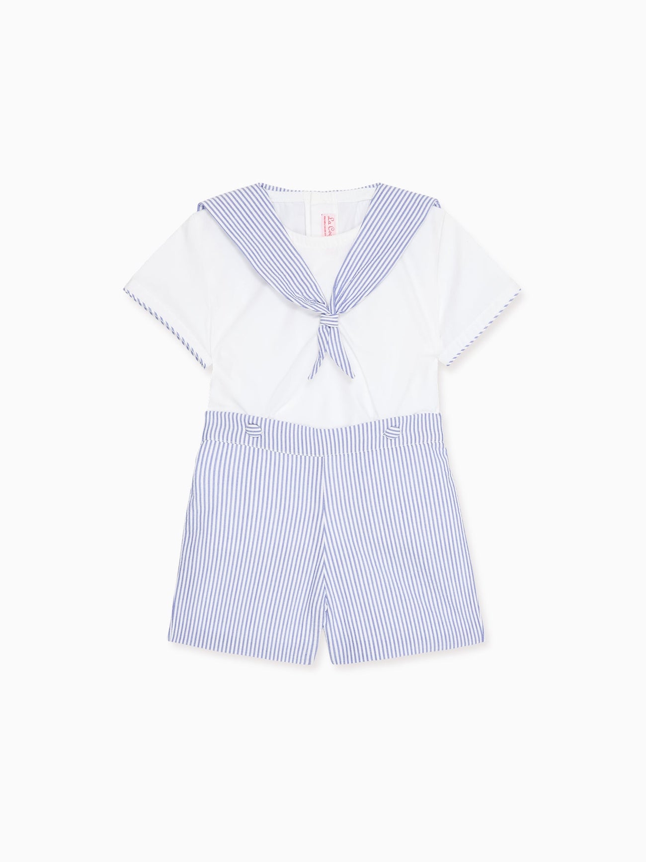 Dark Blue Stripe Antonio Baby Boy Set