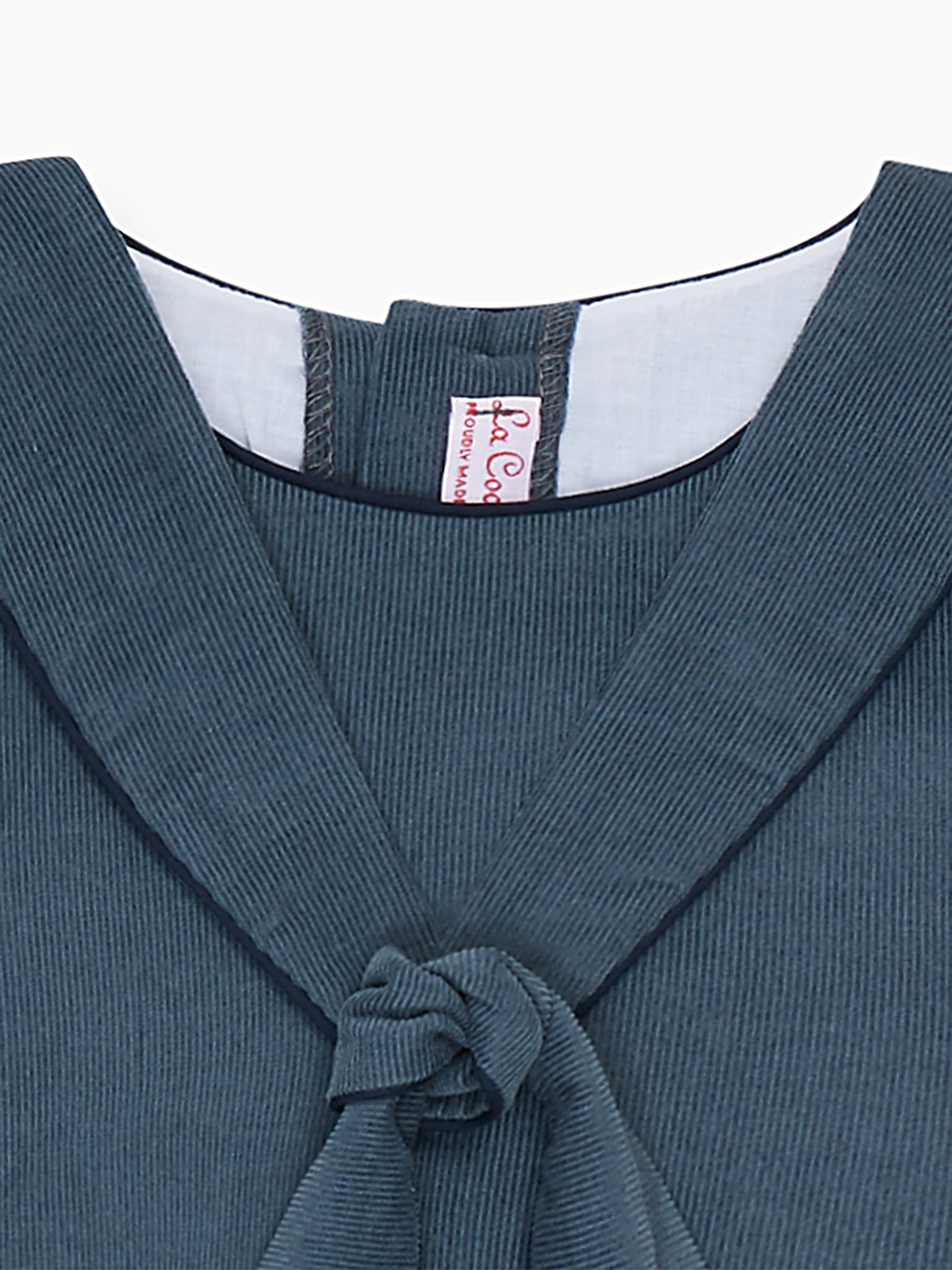 Dusty Blue Aranda Girl Sailor Dress