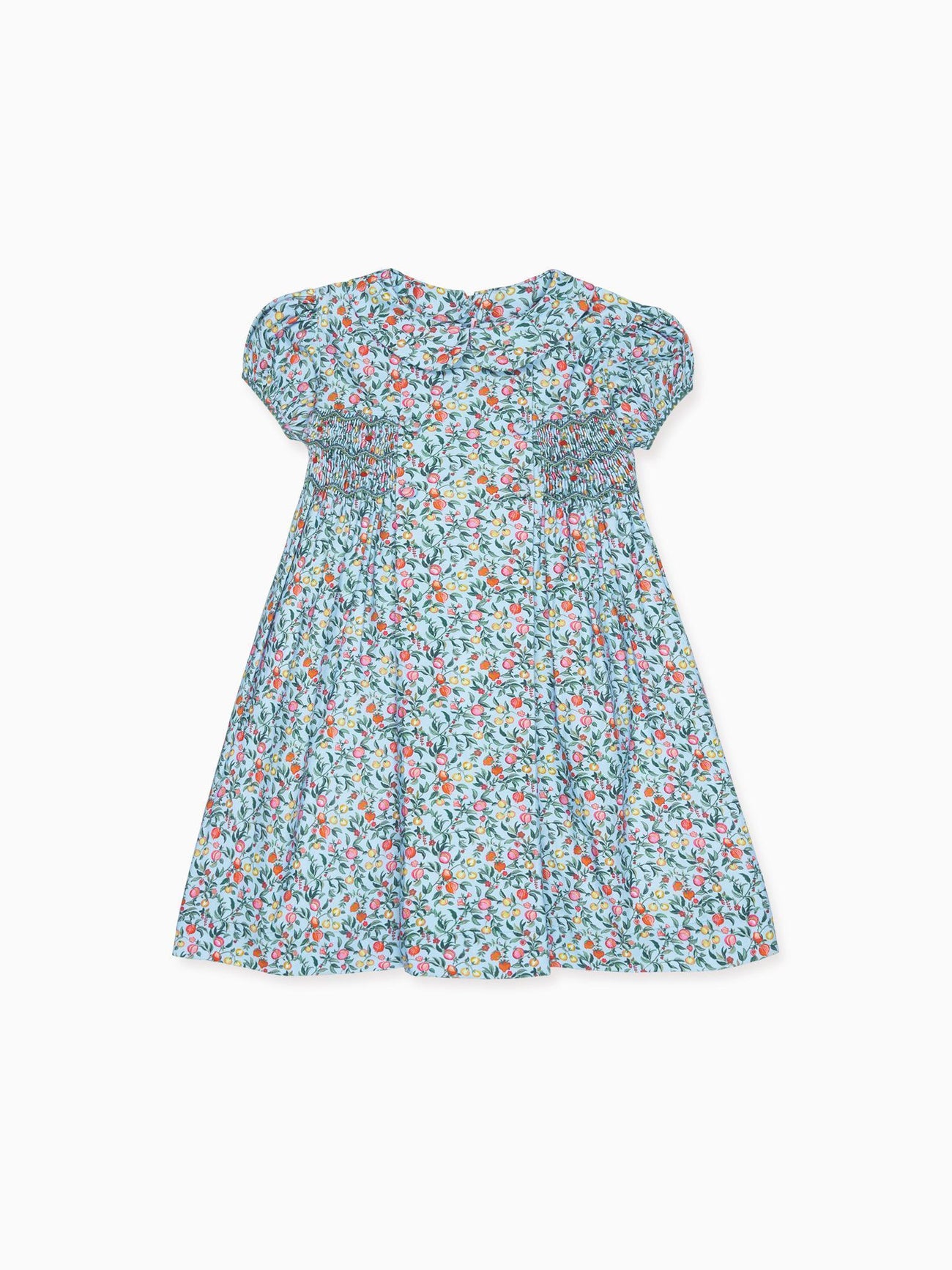 Blue Pomegranate Arcadia Girl Hand-Smocked Dress