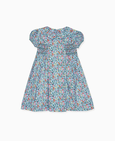 Blue Pomegranate Arcadia Girl Hand-Smocked Dress