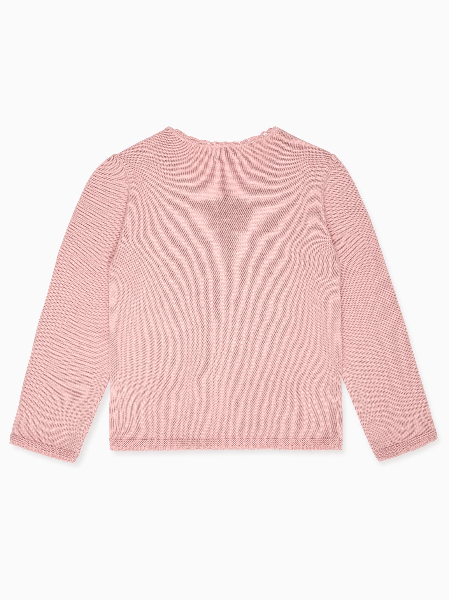 Dusty Pink Arcona Cotton Girl Cardigan