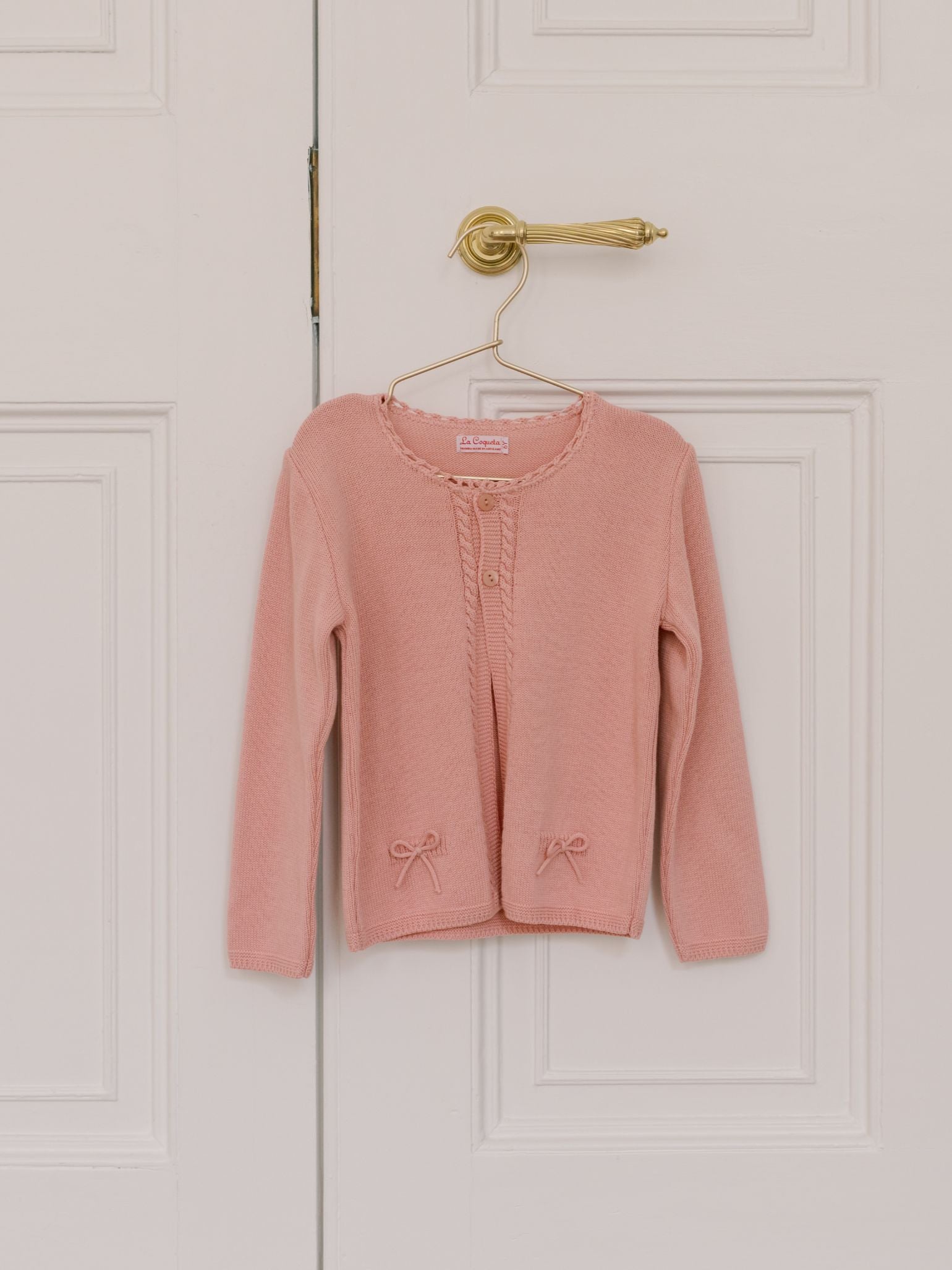 Dusty Pink Arcona Cotton Girl Cardigan