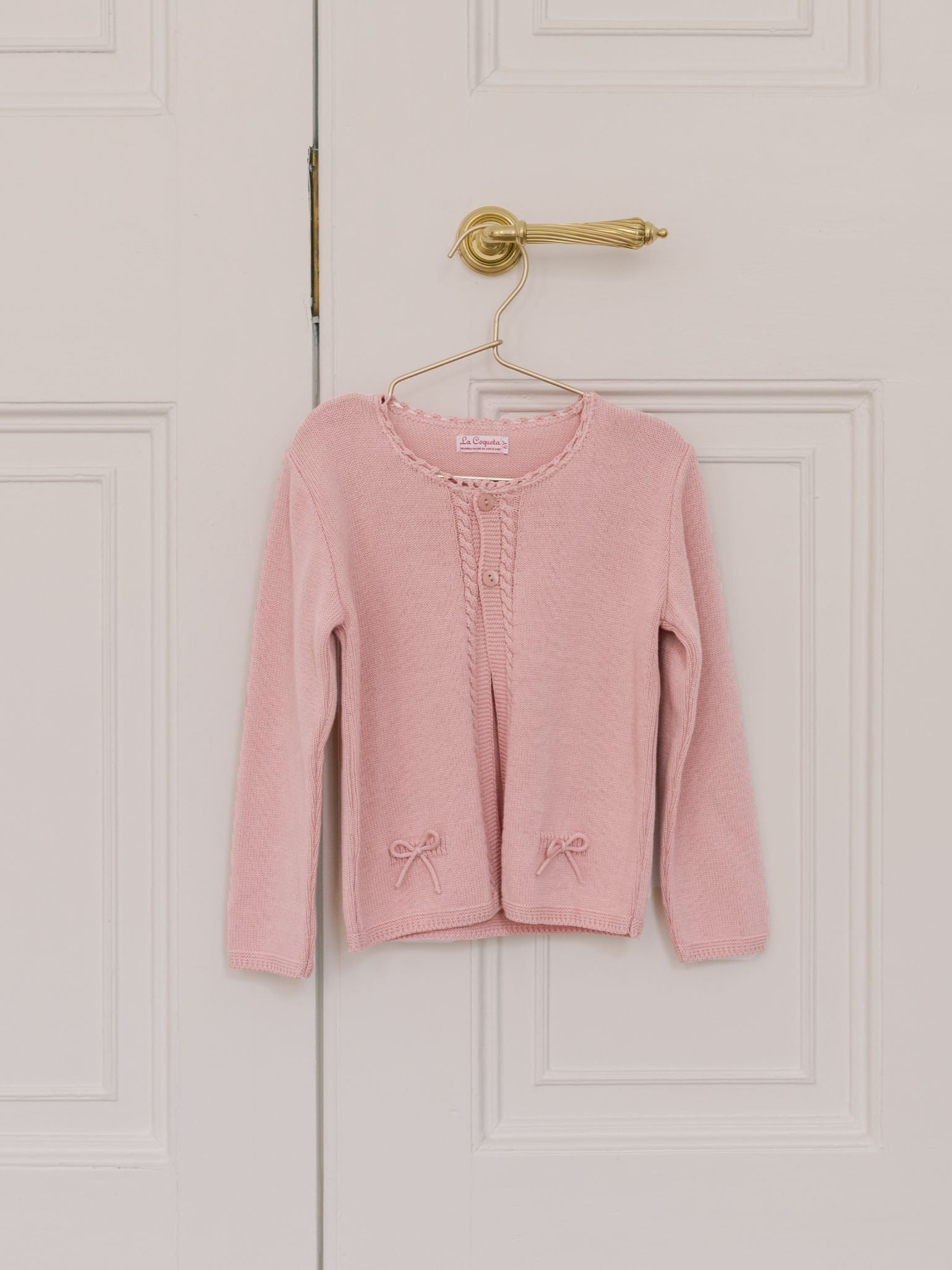 Dusty Pink Arcona Cotton Girl Cardigan