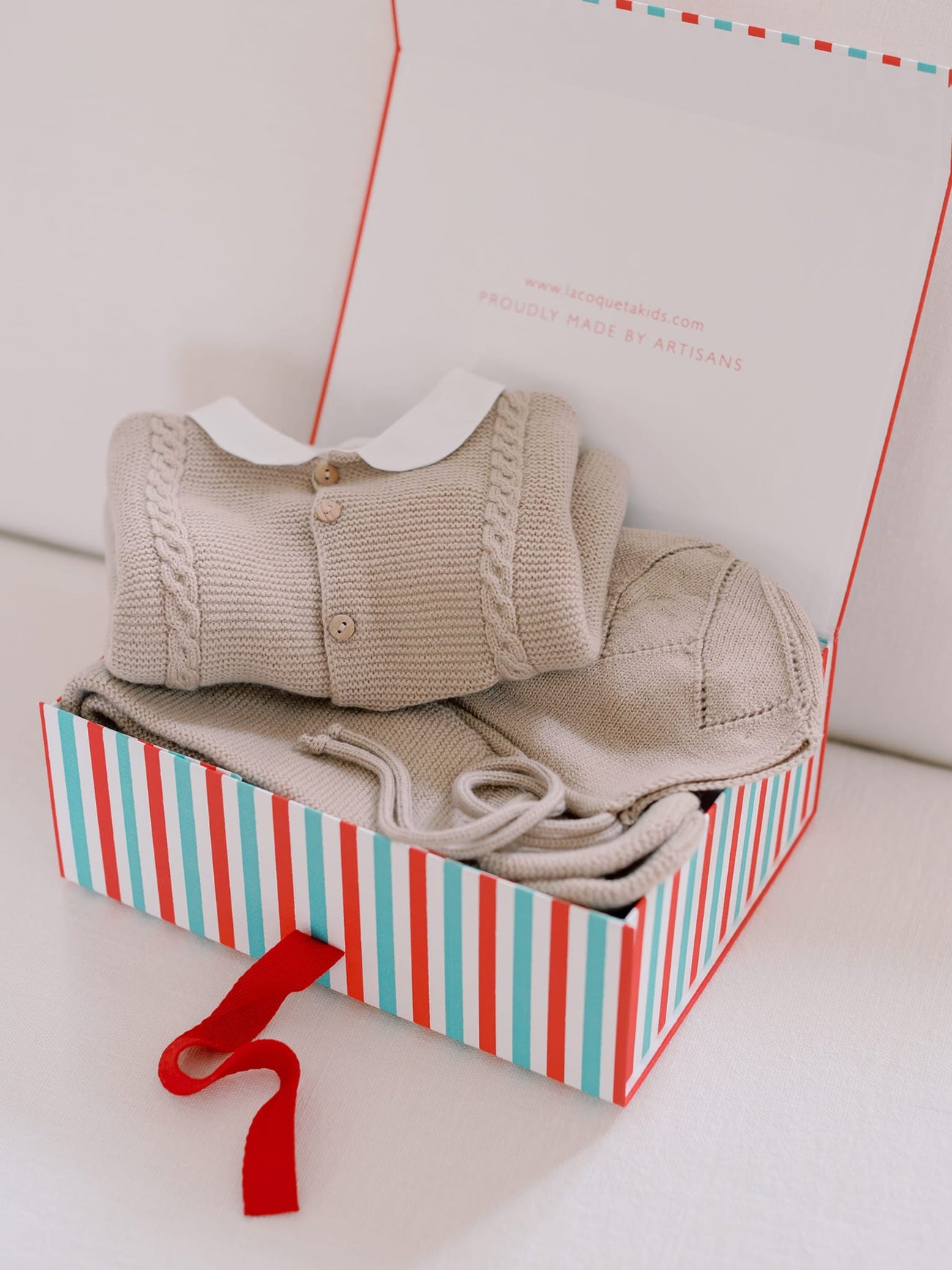 Camel Arlo Merino Baby Gift Box Set