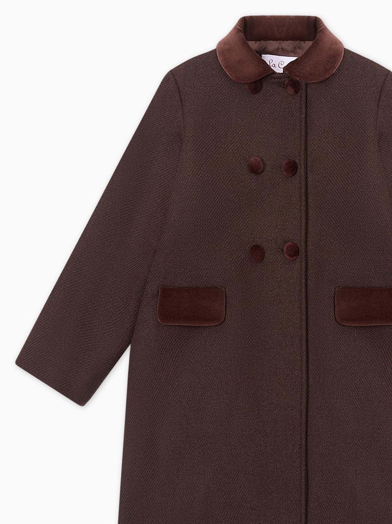 Chocolate Arrieta Girl Coat