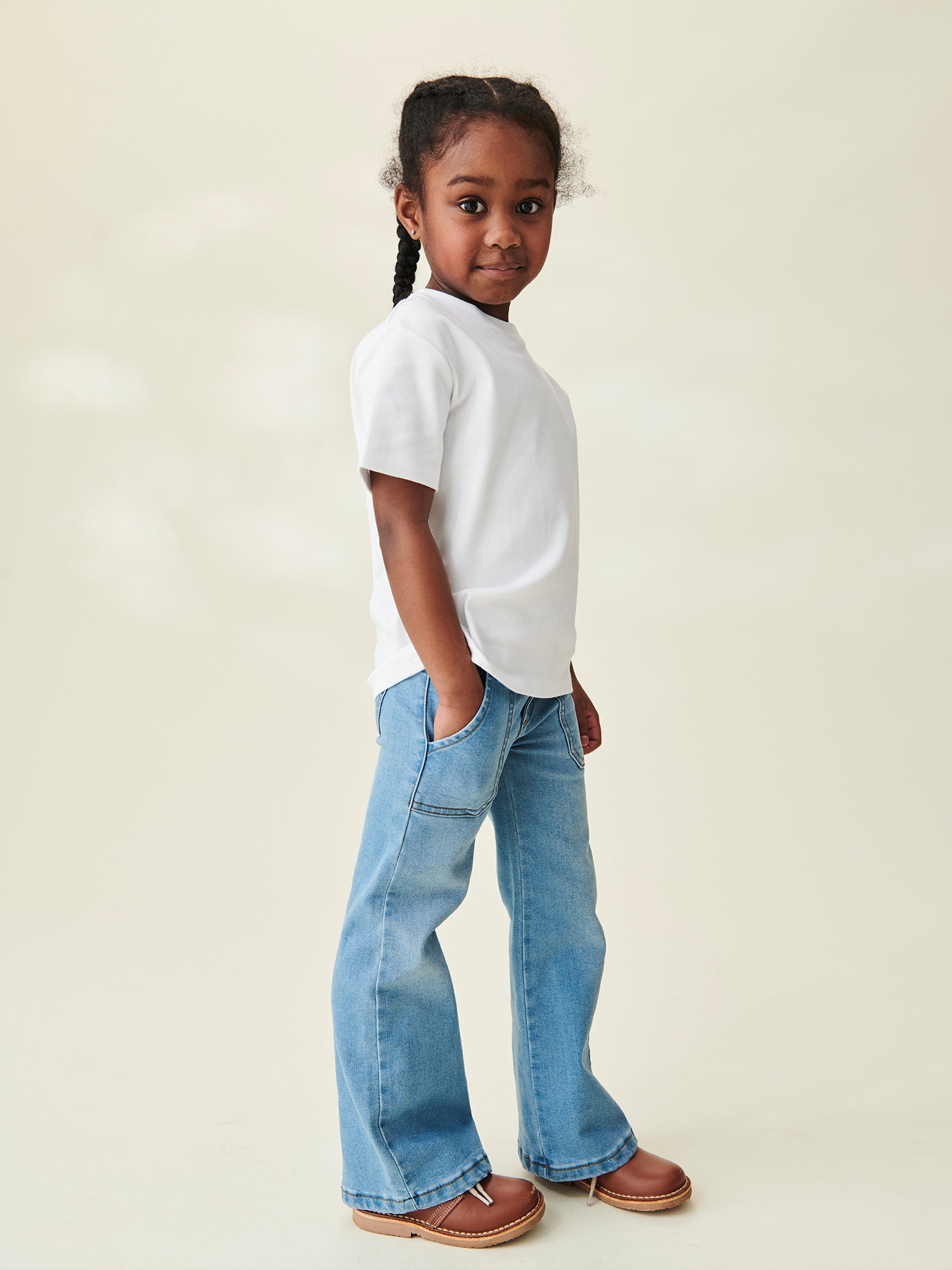 Light Blue Enola Girl Jeans – La Coqueta Kids