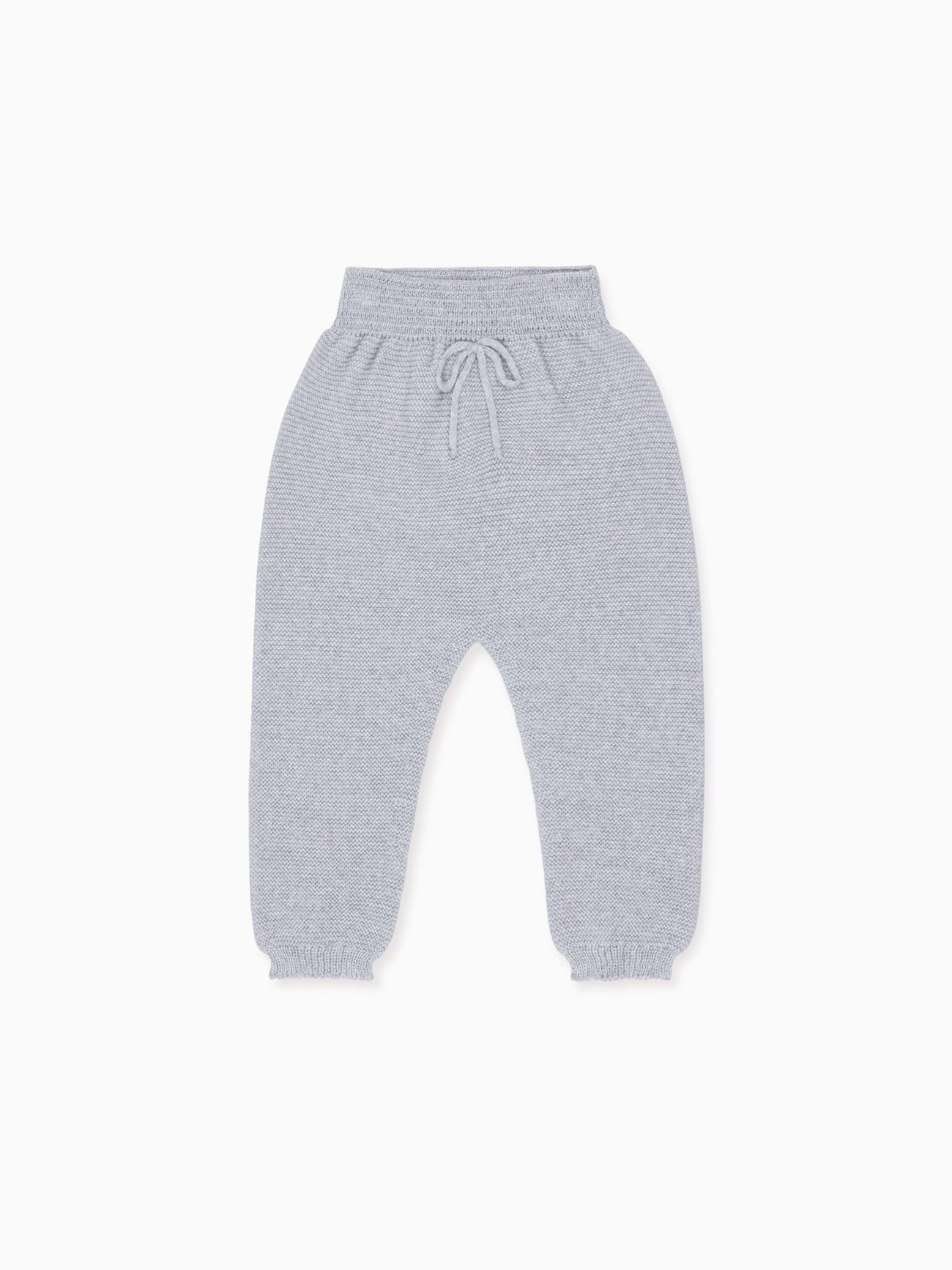 Grey Melange Augusto Merino Baby Trousers