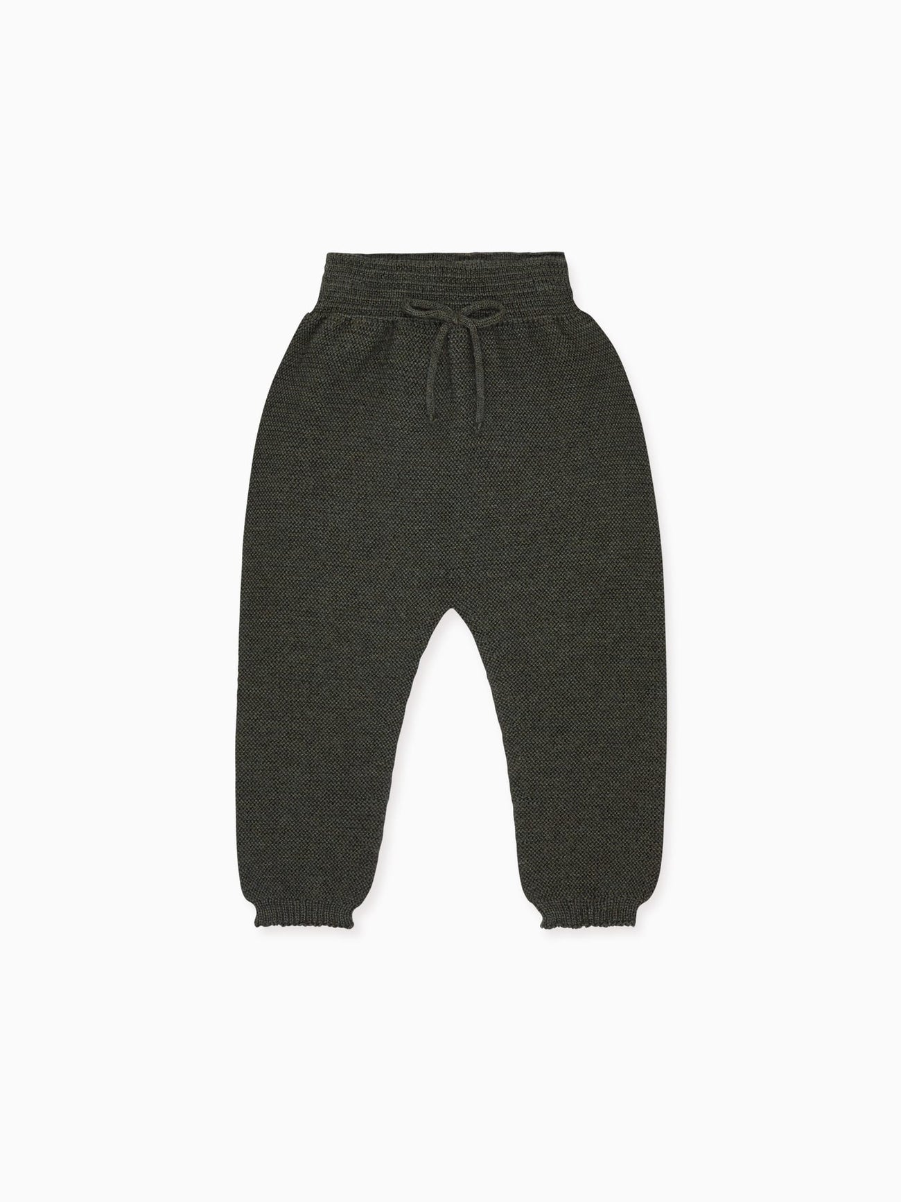 Olive Green Augusto Merino Baby Trousers