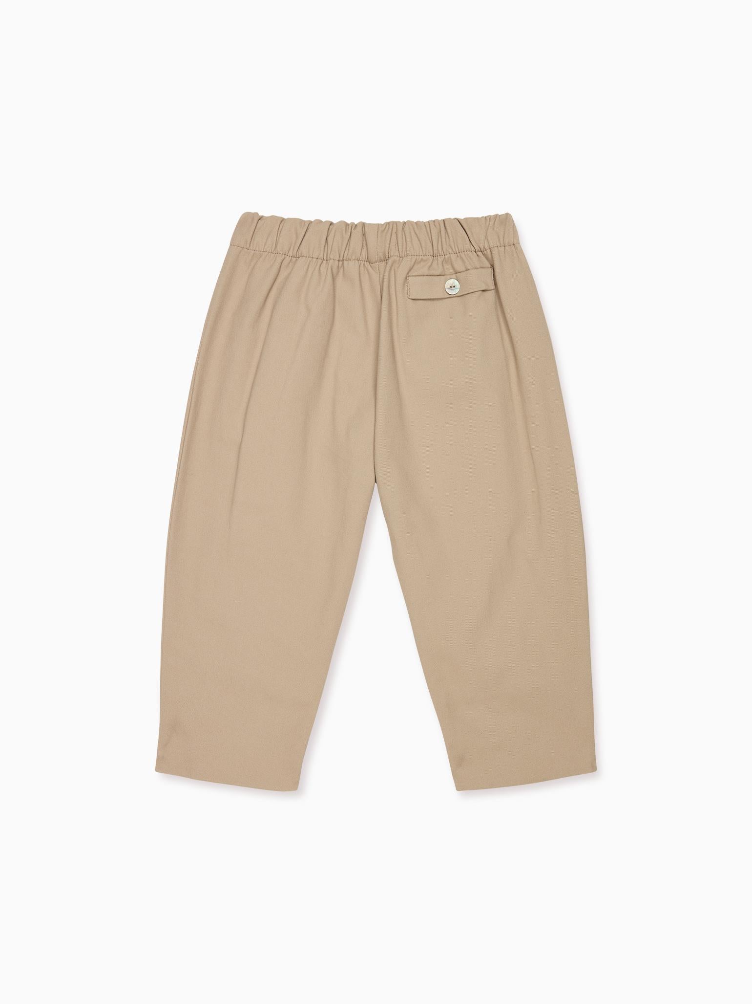 Beige Austen Baby Trousers