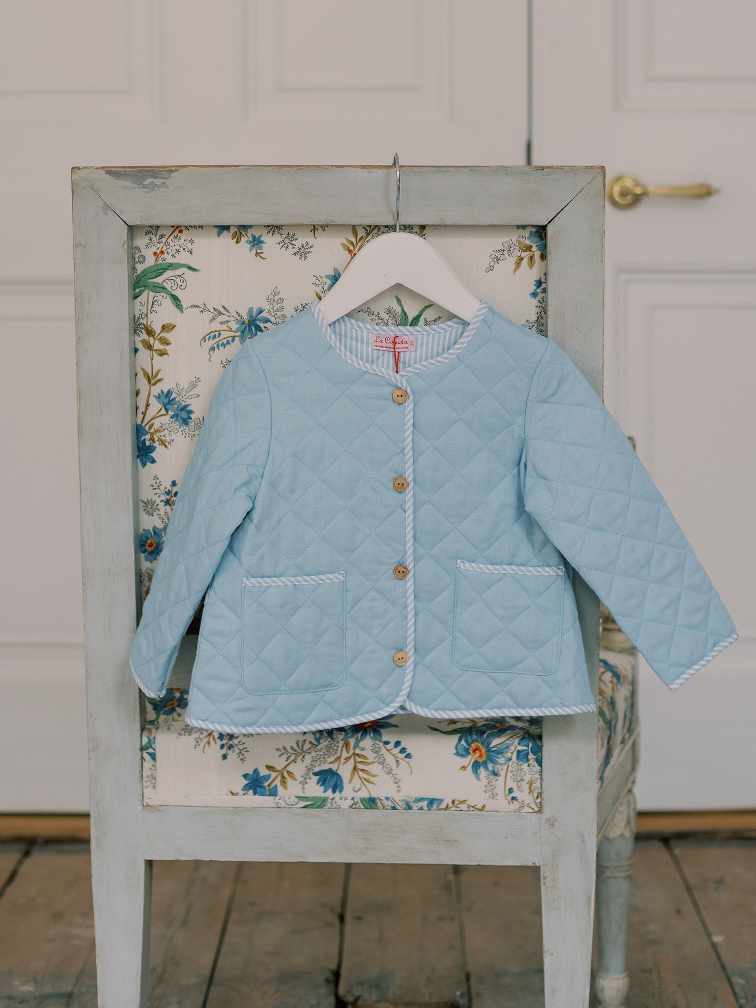 Dusty Blue Baby Jacket