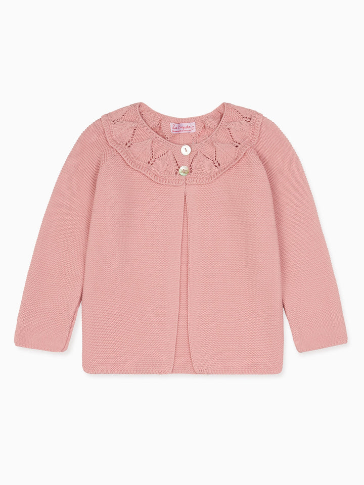 baby baena cardigan pink