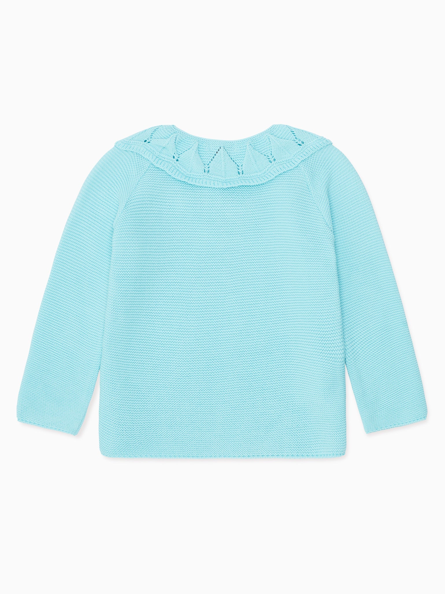 Aqua Baena Girl Cotton Cardigan