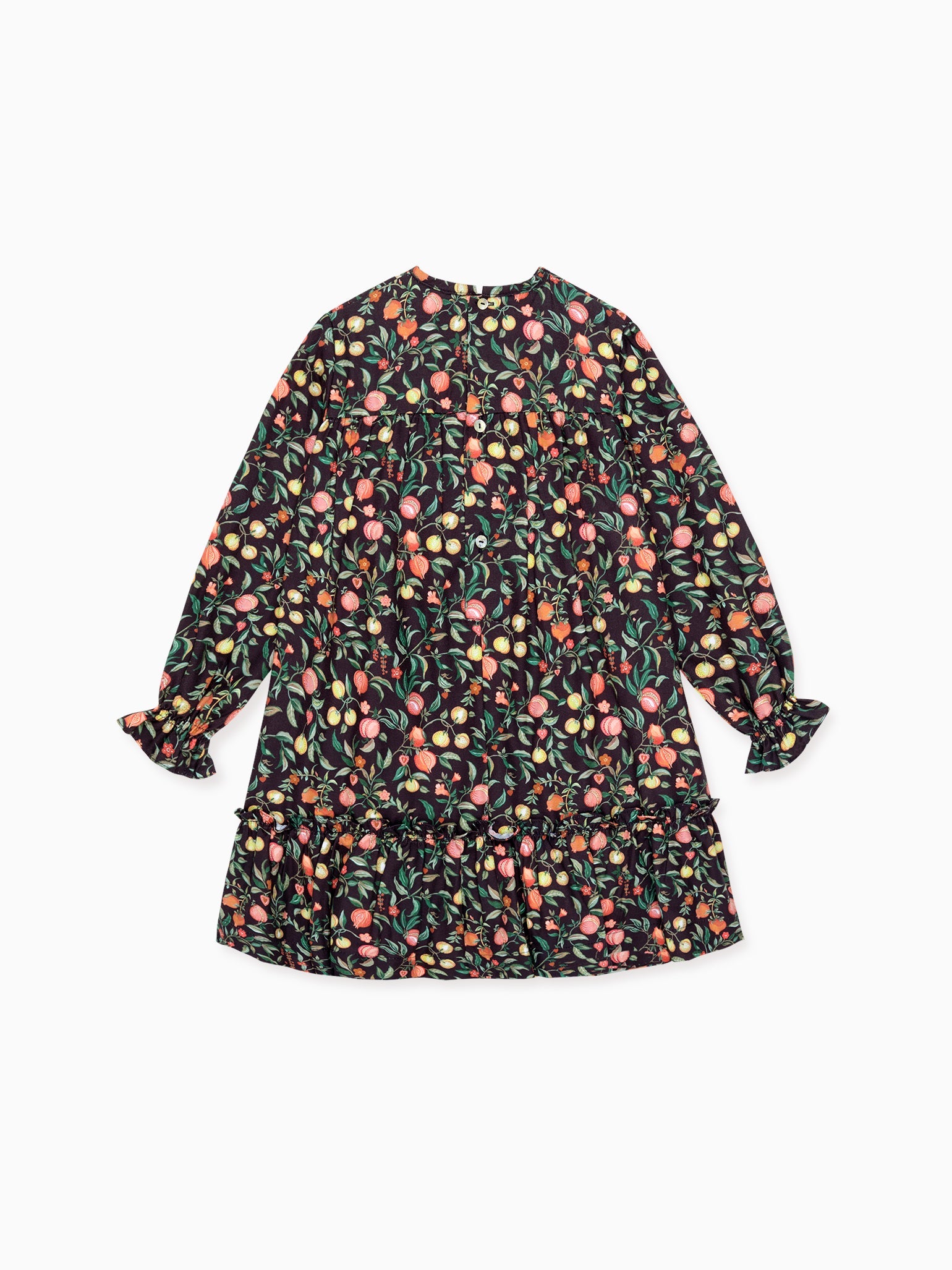 Black Pomegranate Belia Girl Smocked Dress
