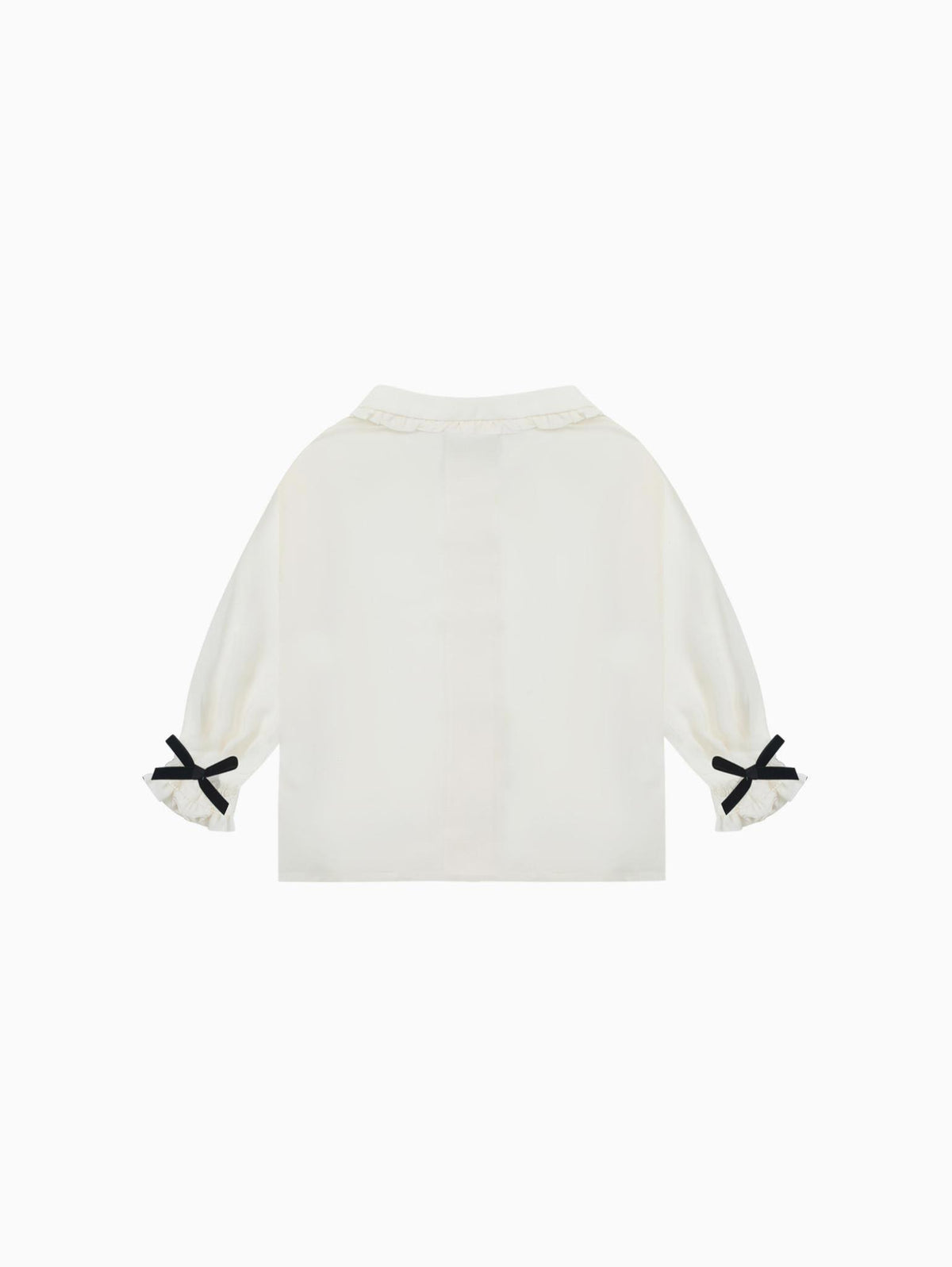 Ivory Betty Long Sleeve Baby Girl Shirt