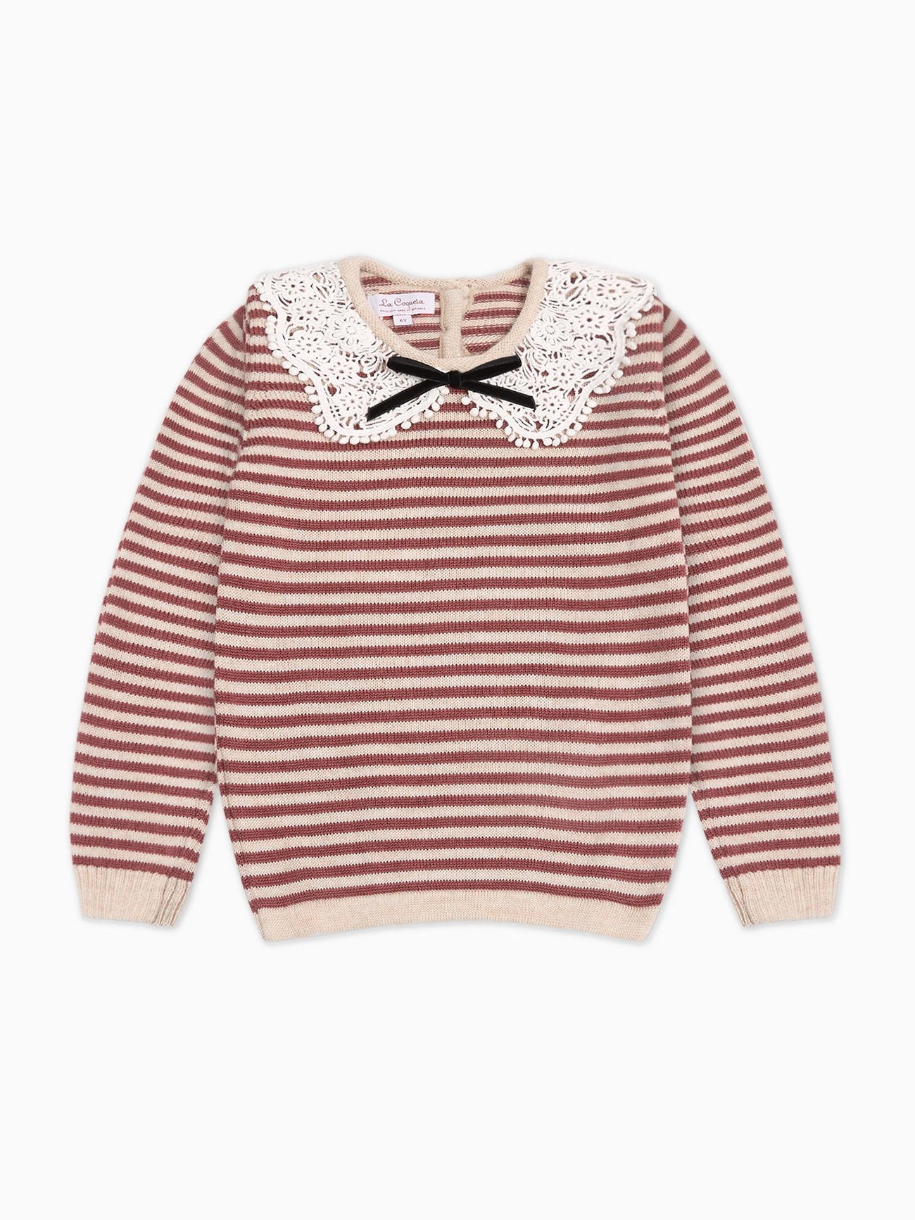 Dark Rose Blanca Merino Girl Jumper