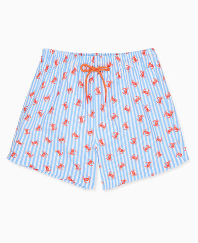 Blue Stripe Bravo Boy Swim Short