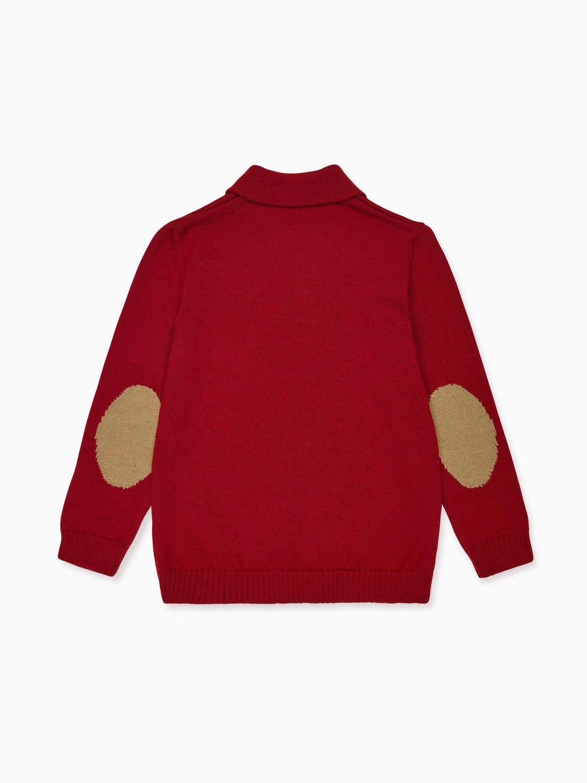 Burgundy Brio Merino Boy Jumper