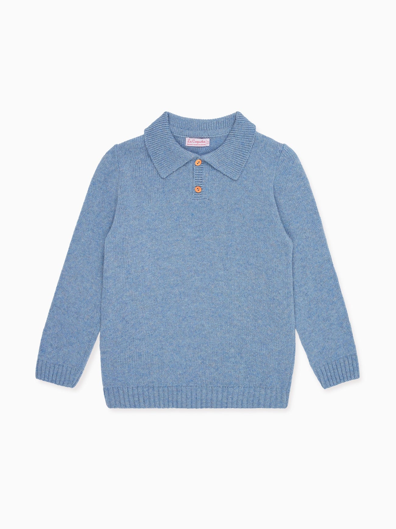 Dusty Blue Brio Merino Boy Jumper